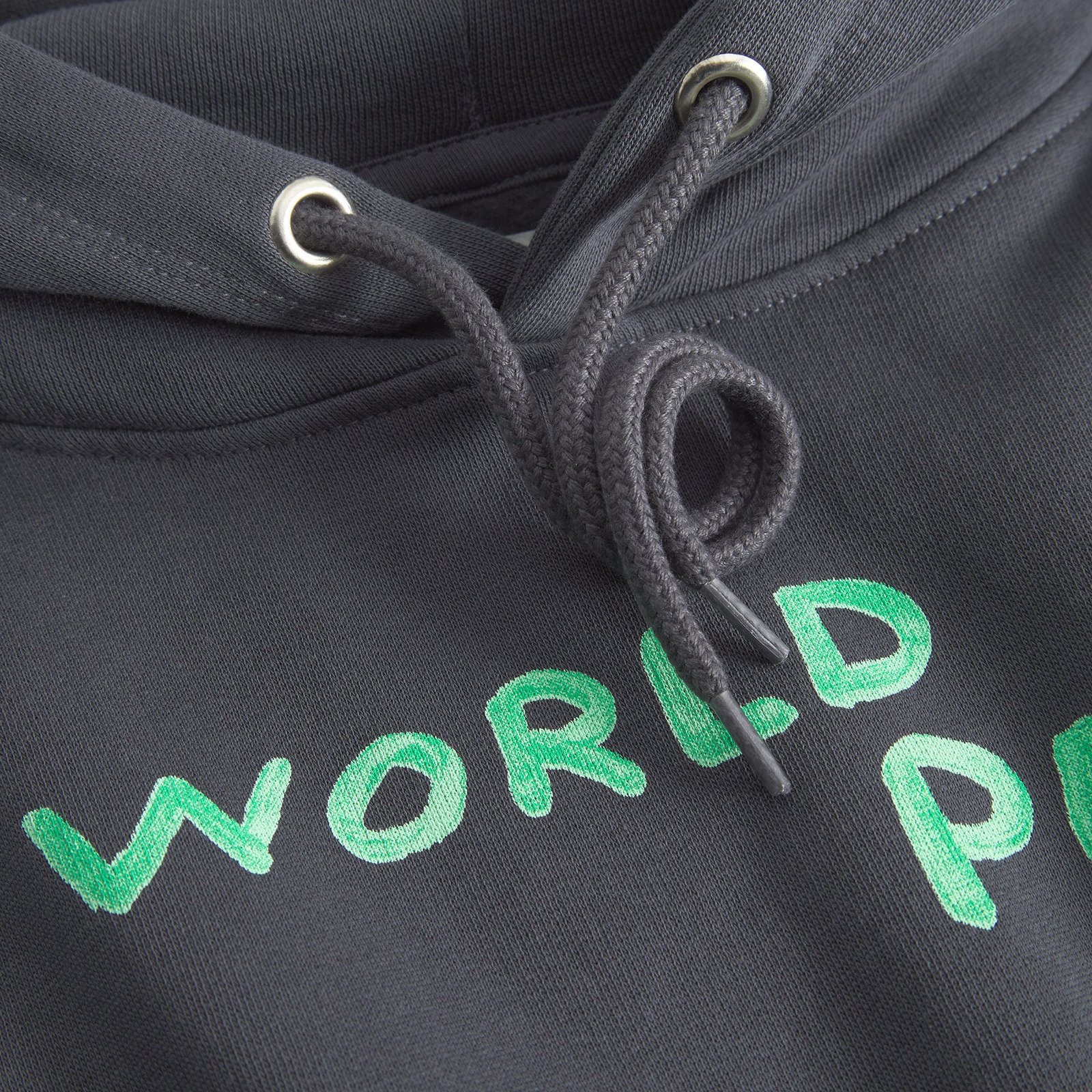 Hoodie Falun World Peace Charcoal