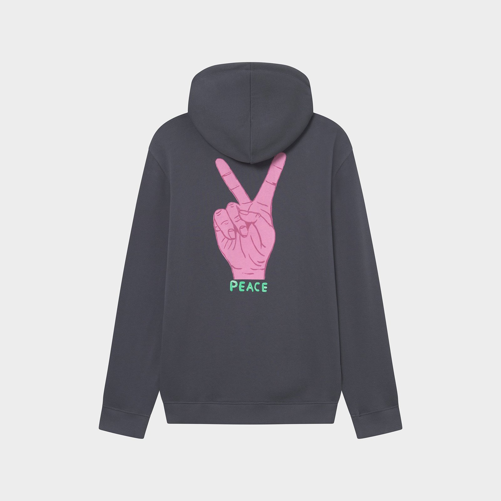 Hoodie Falun World Peace Charcoal