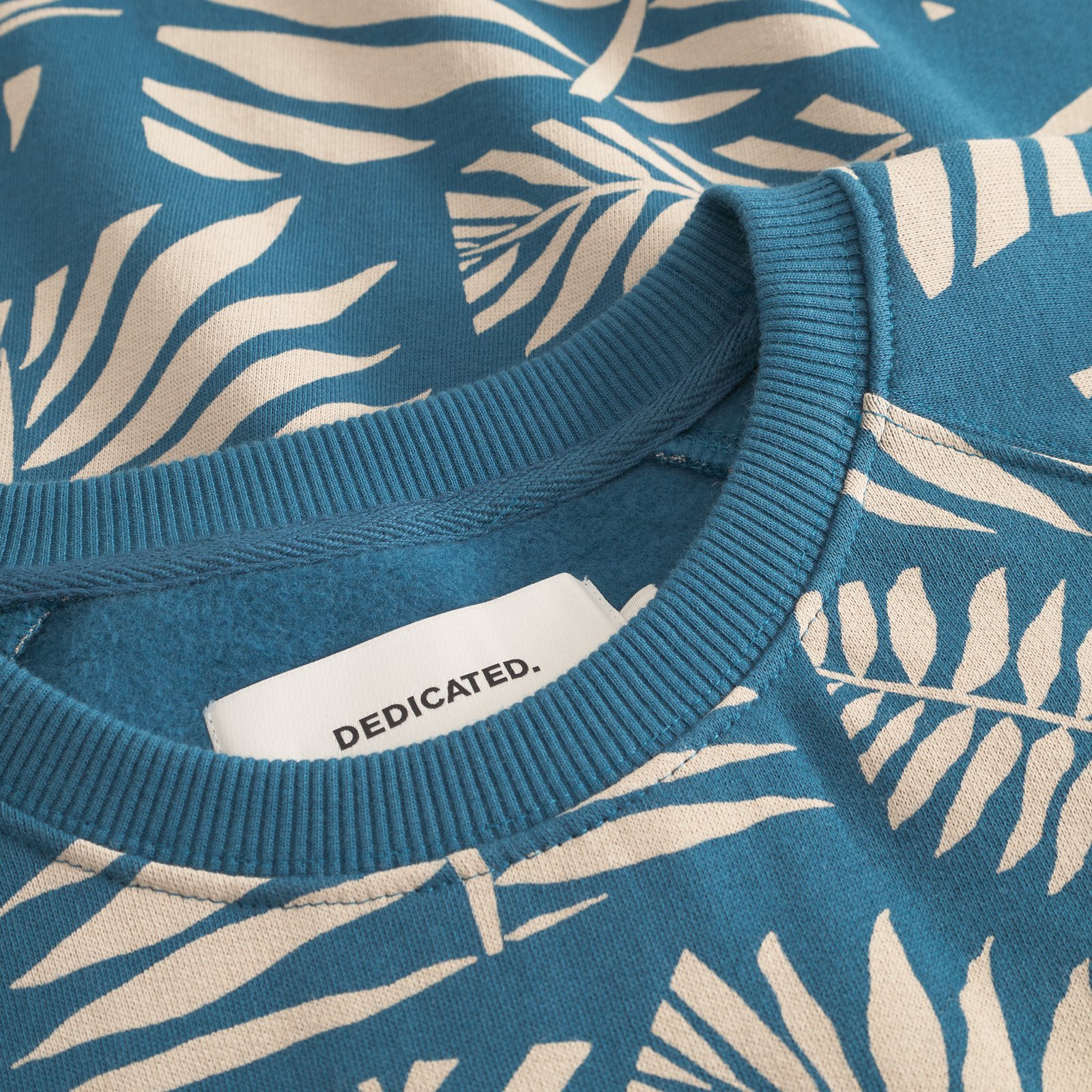 Sweatshirt Malmoe Cut Leaf Midnight Blue