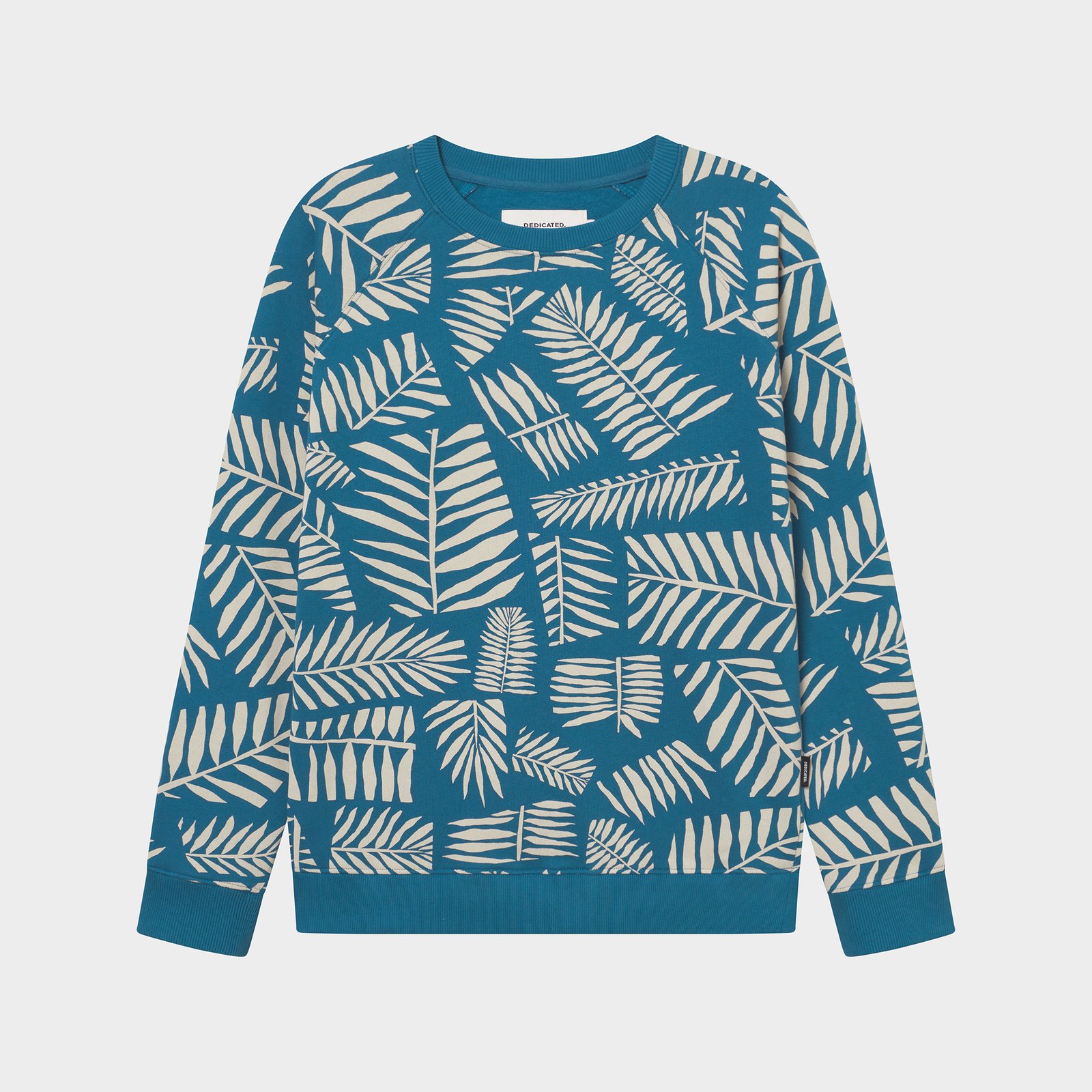 Sweatshirt Malmoe Cut Leaf Midnight Blue