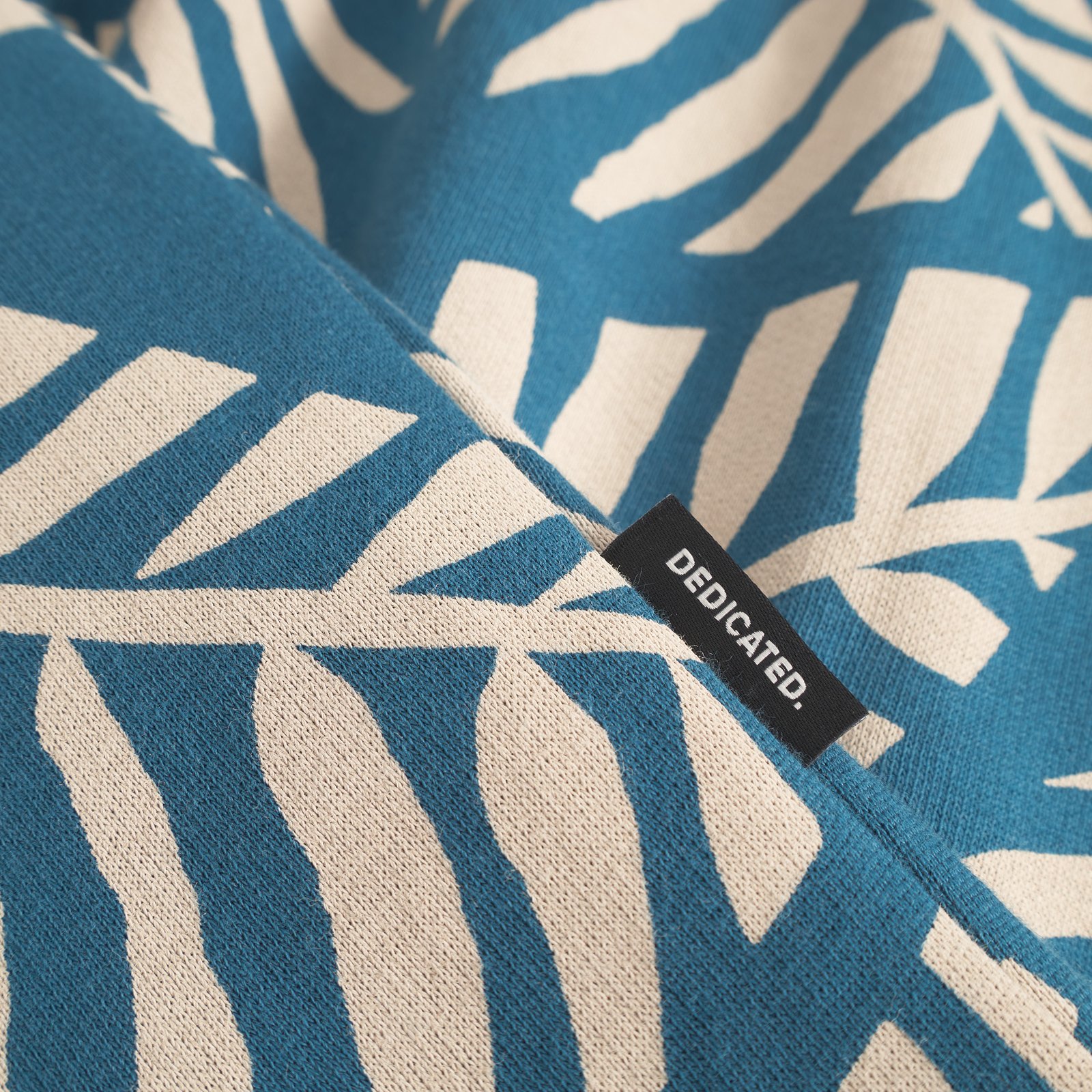 Sweatshirt Malmoe Cut Leaf Midnight Blue