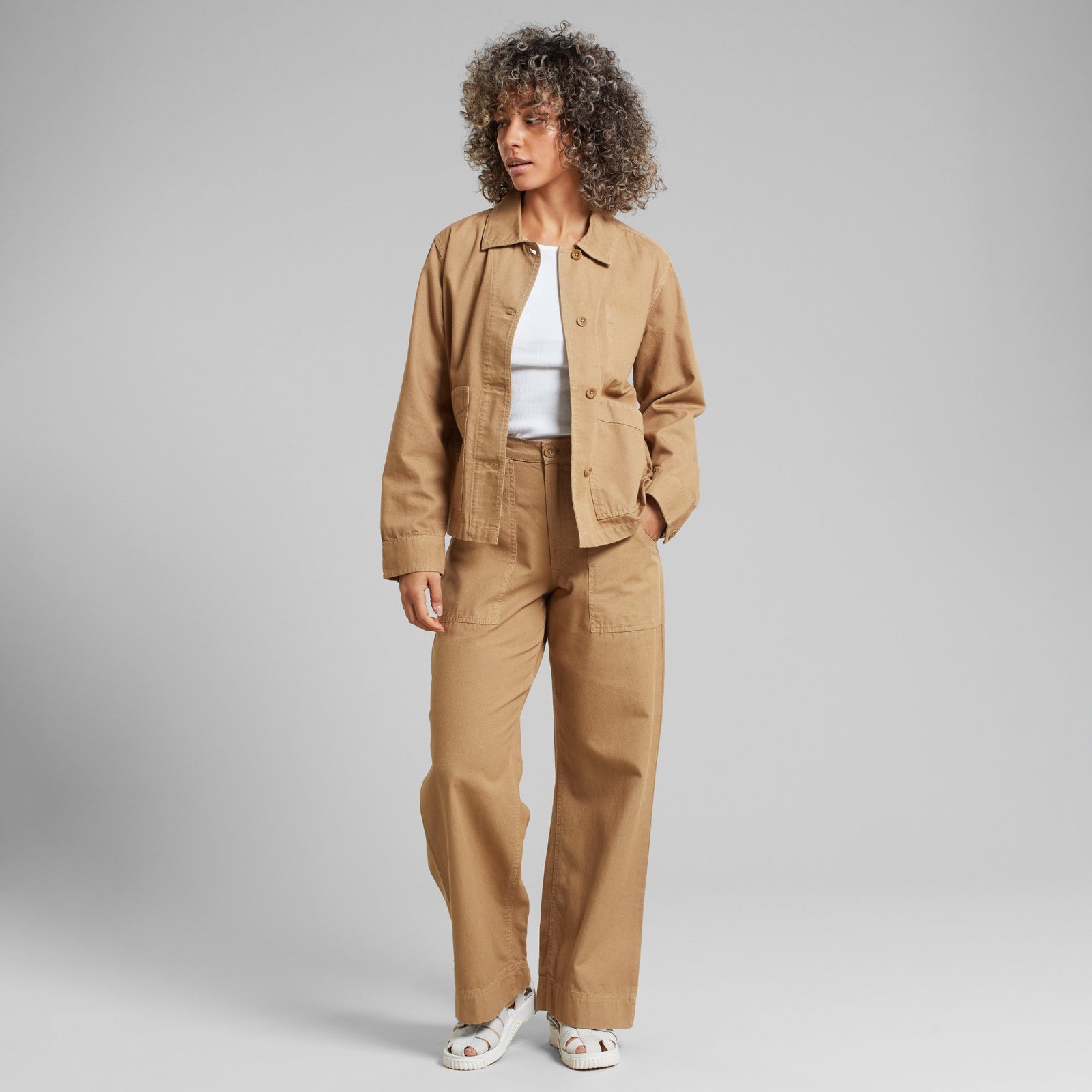 Jacket Stiby Canvas Kelp Beige