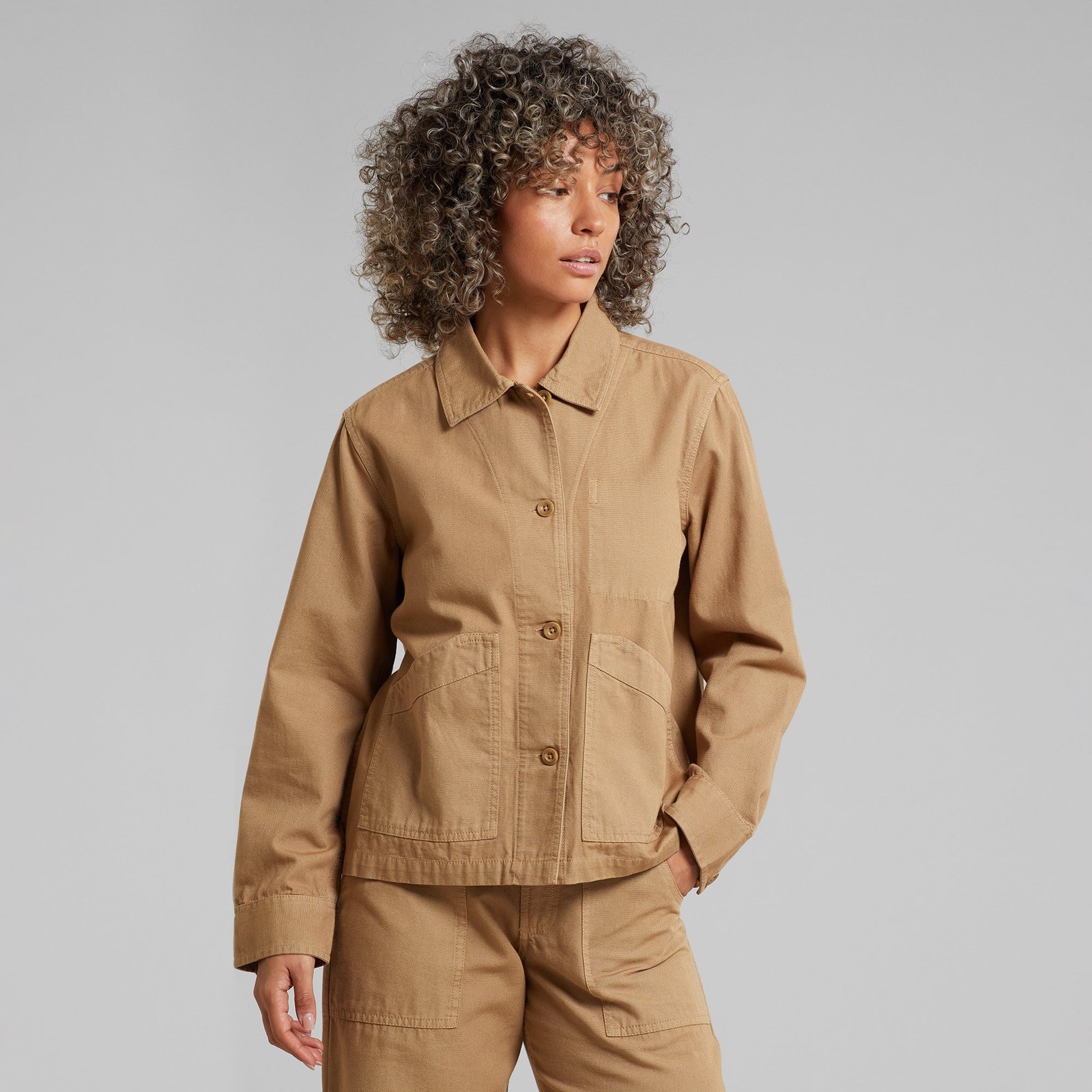 Jacket Stiby Canvas Kelp Beige