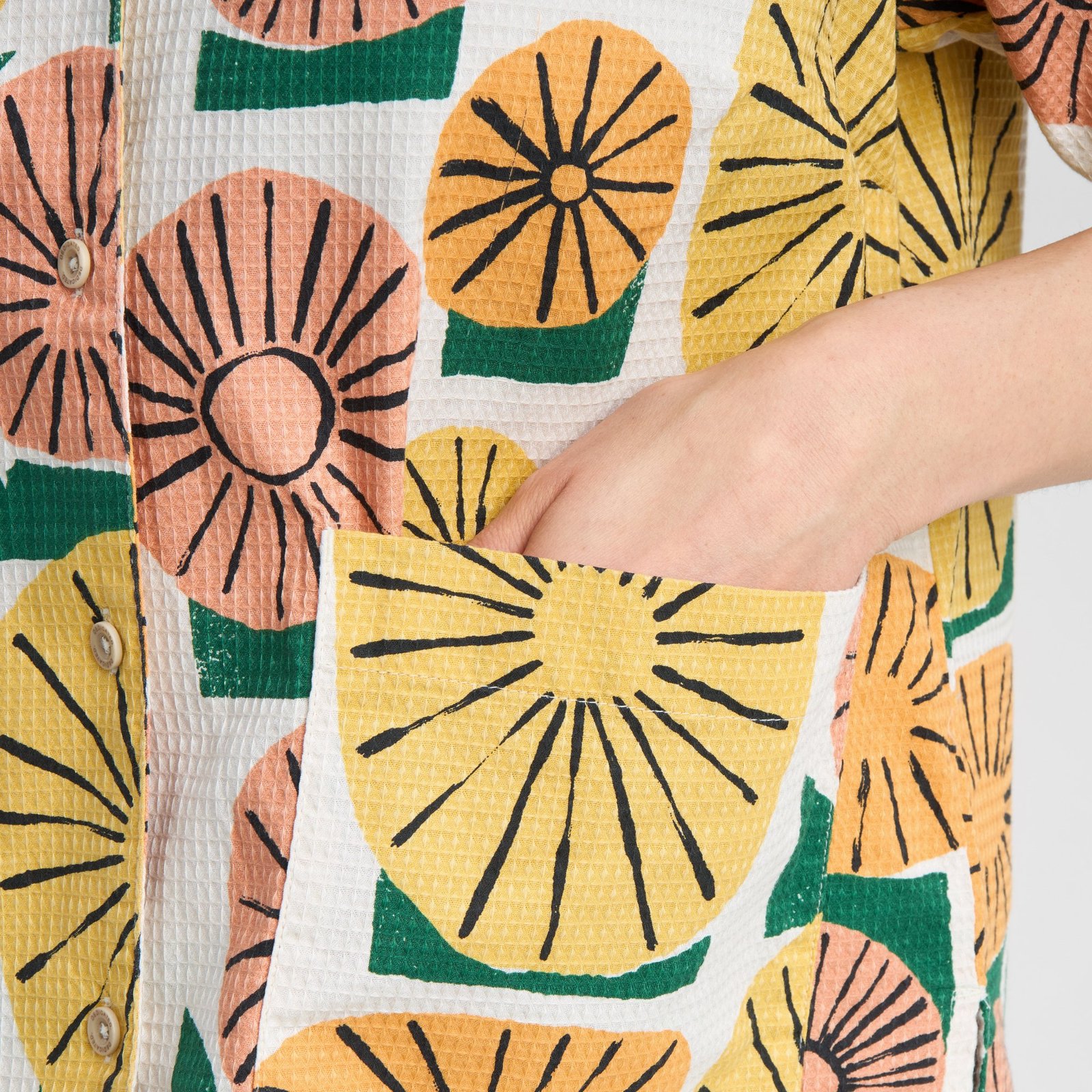 Shirt Valje Dandelions Oat White