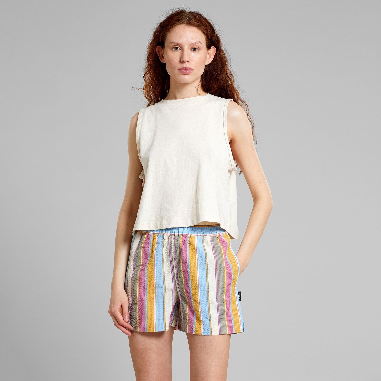 Shorts Aspudden Club Stripe Multi Color