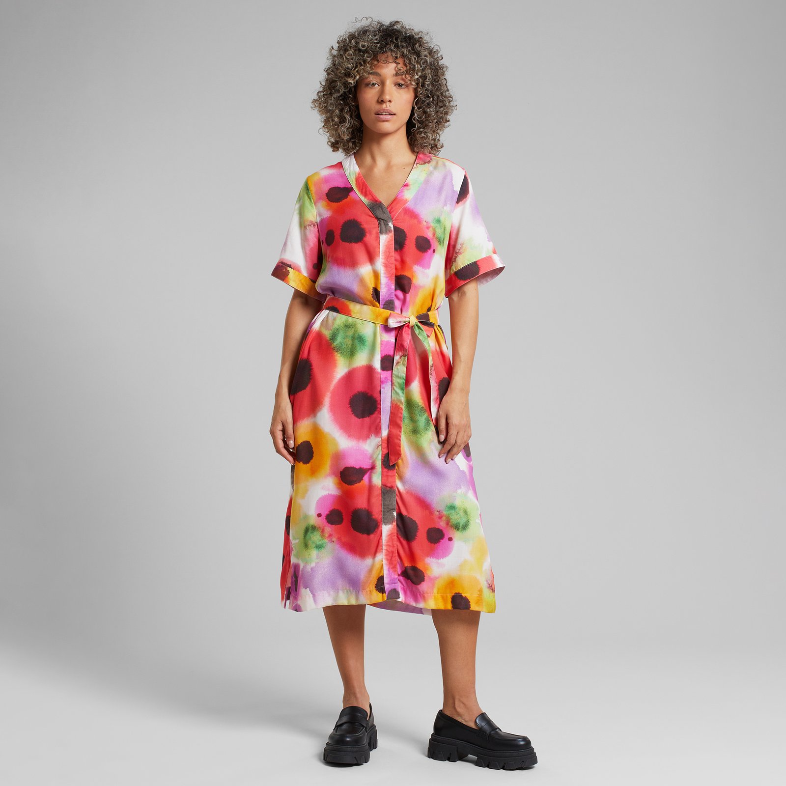 Dress Kallvik Abstract Floral Multi Color