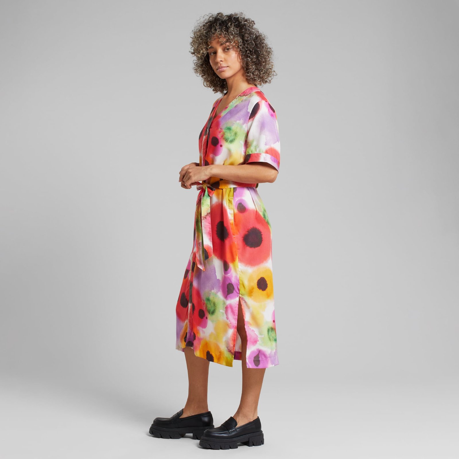 Dress Kallvik Abstract Floral Multi Color