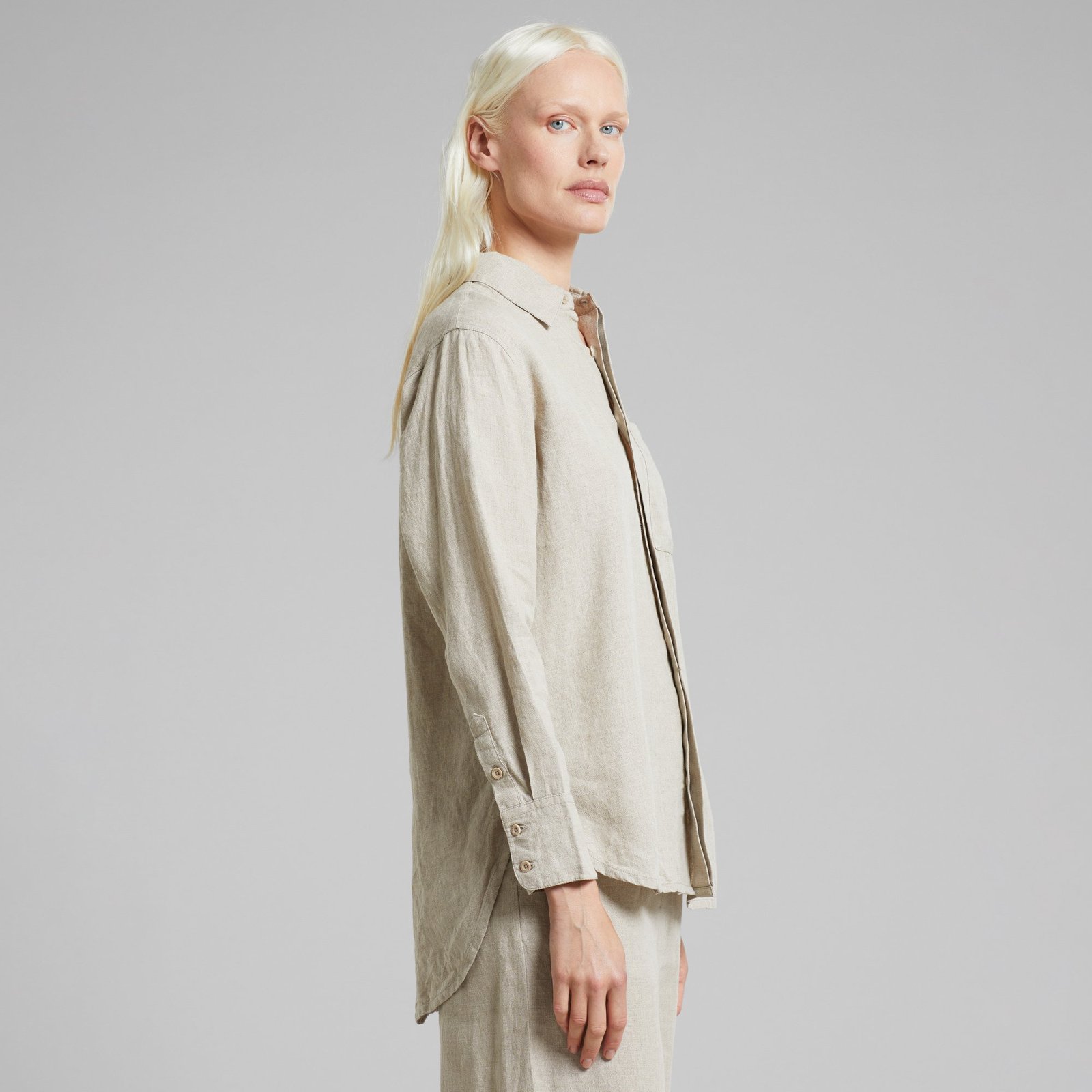 Shirt Kosta Linen Ecru