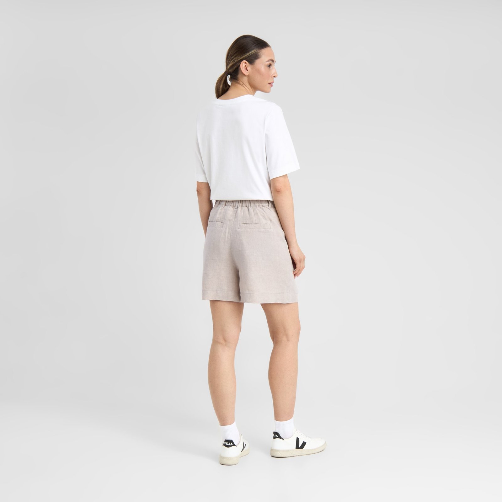 Shorts Djupvik Linen Ecru