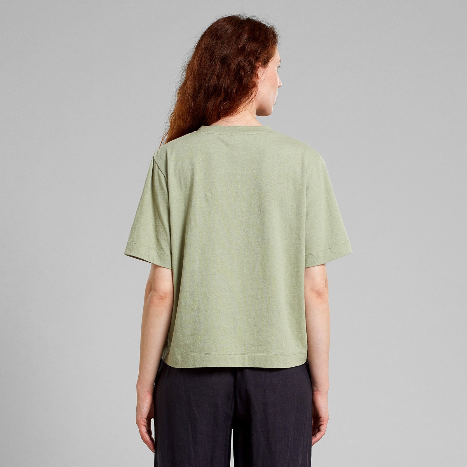 T-shirt Vadstena Hemp Tea Green