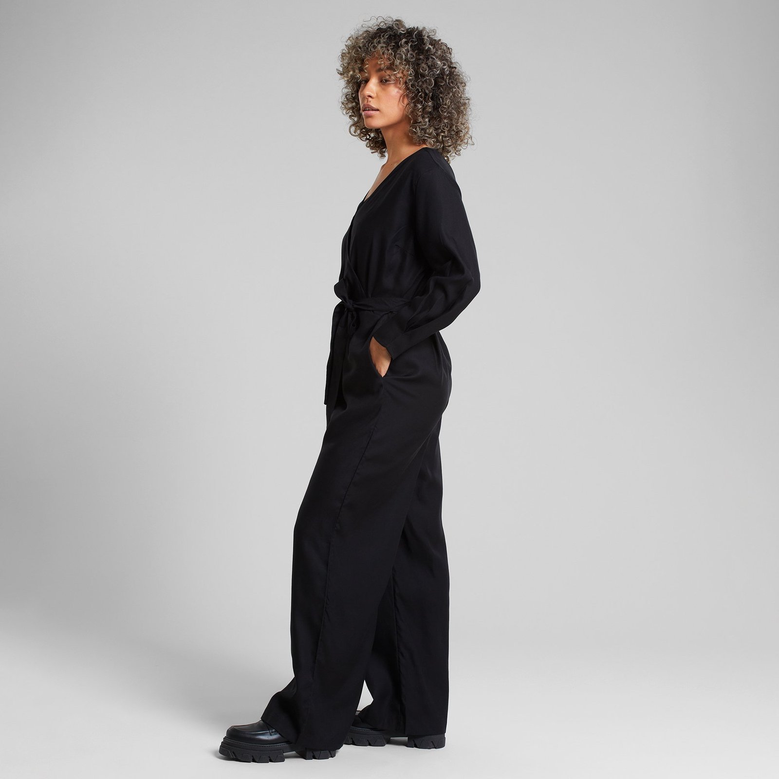 Wrap Jumpsuit Farsta Black