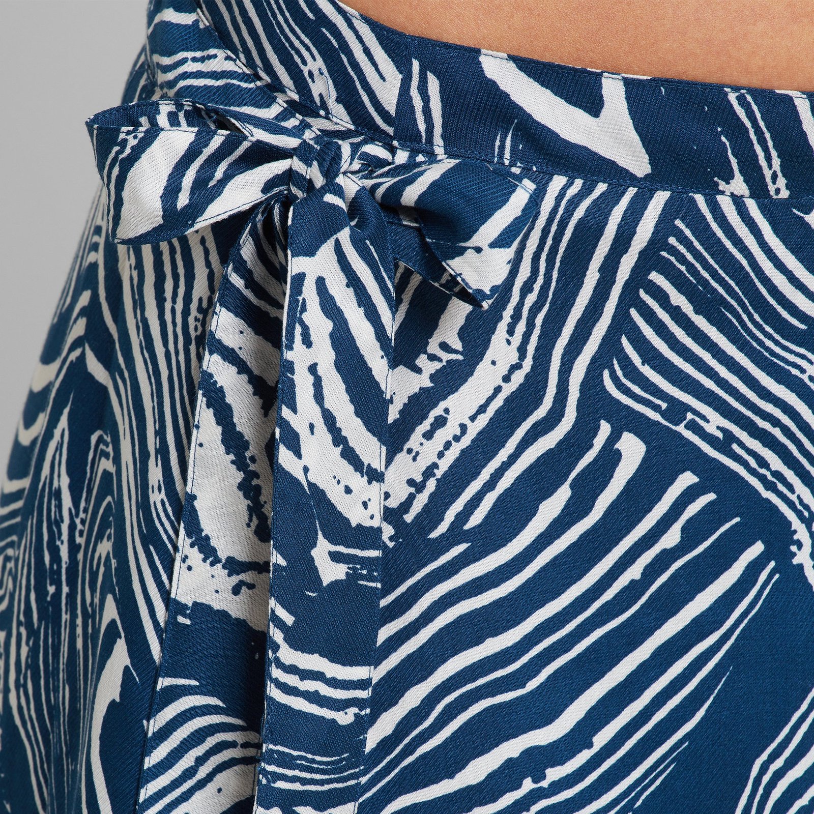 Wrap Skirt Stilleryd Clay Swirl Blue