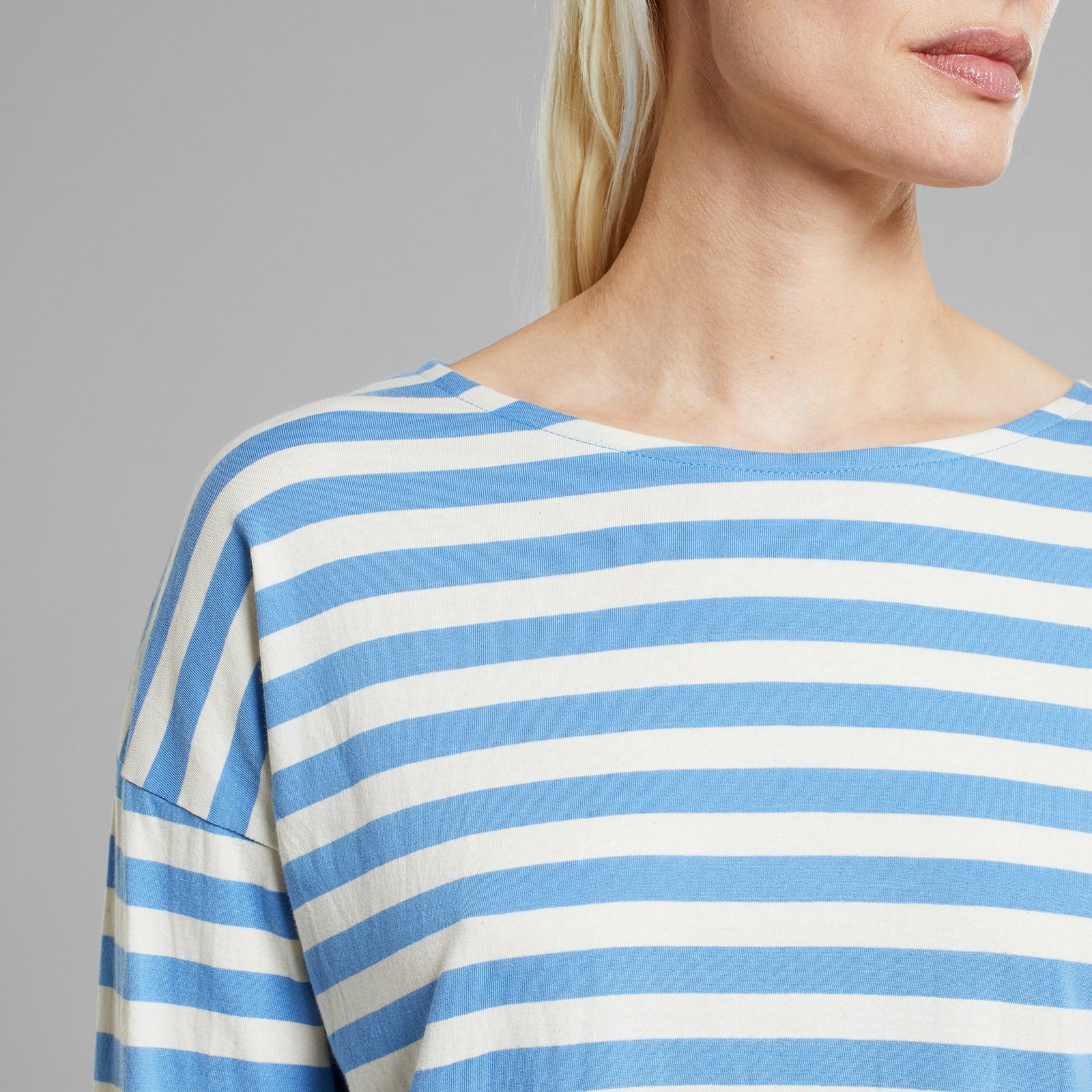 Top Humledal Stripes Della Blue
