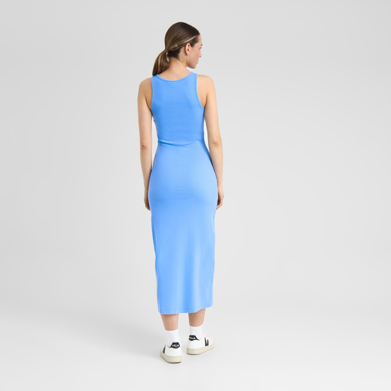 Rib Dress Motala Della Blue