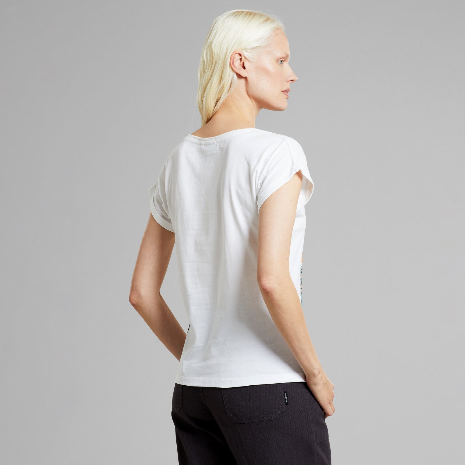 T-shirt Visby Sucker Sunset White