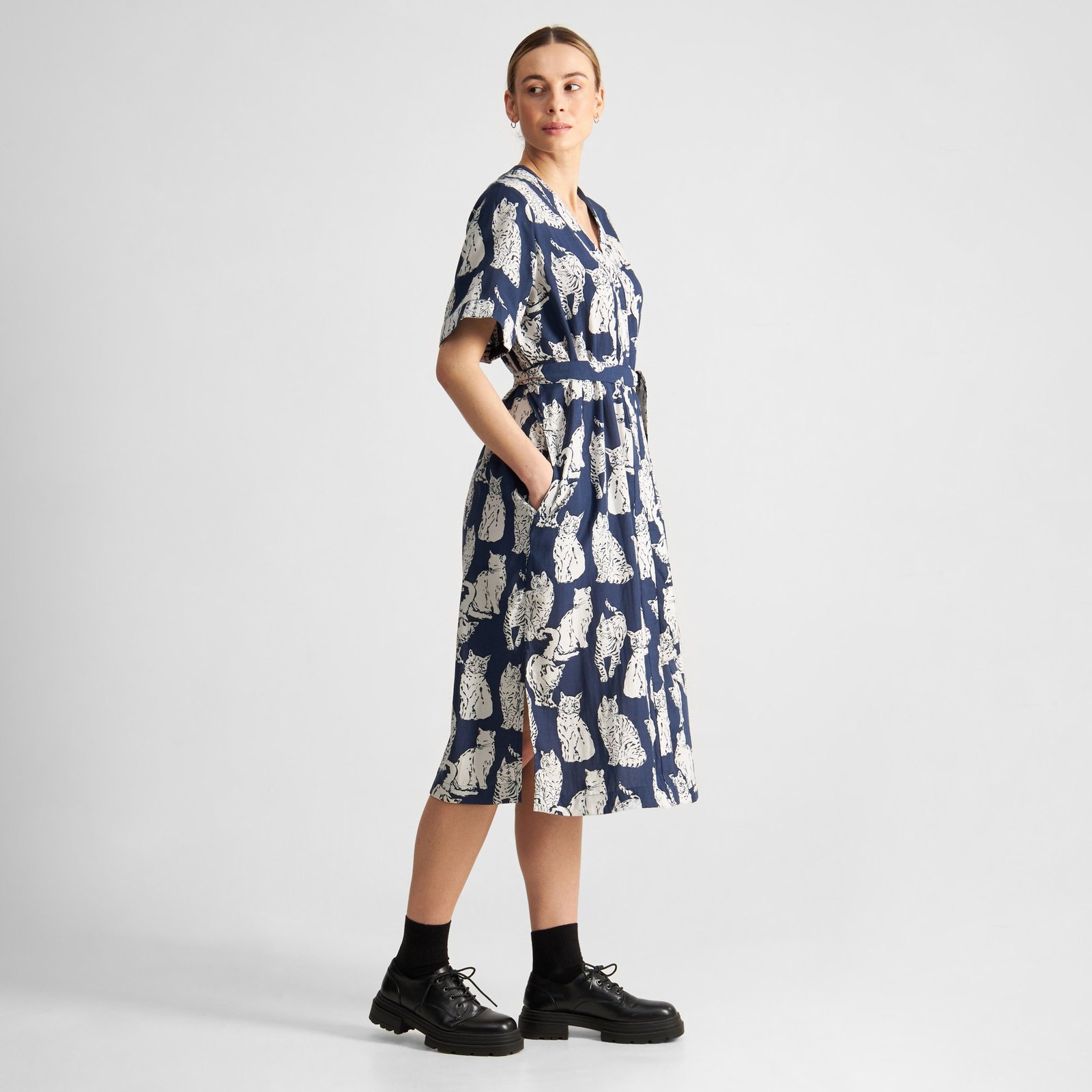 Dress Kallvik Cats Blue