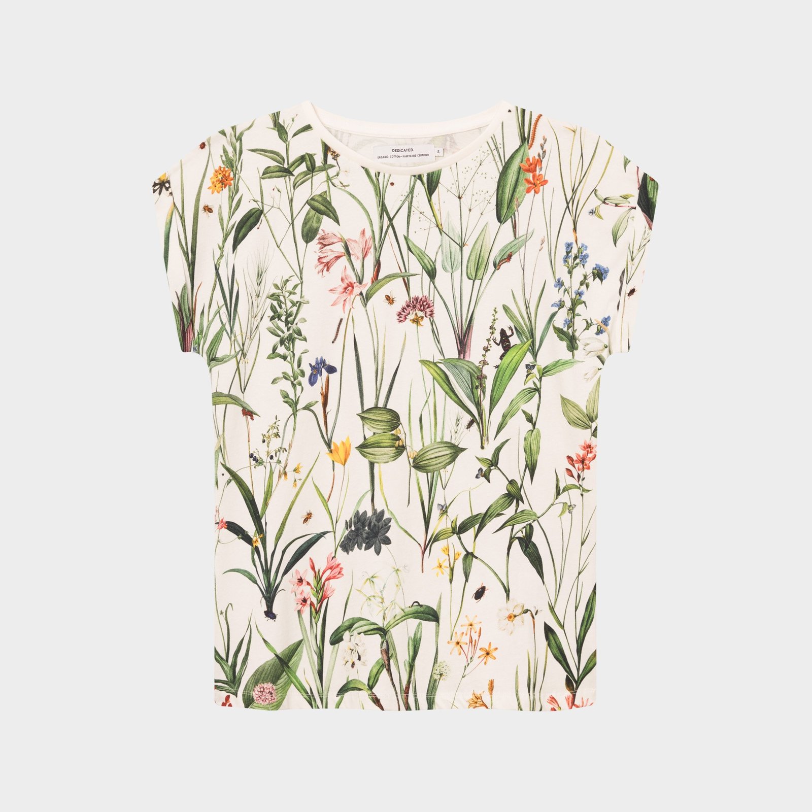 T-shirt Visby Flower Field Off-White
