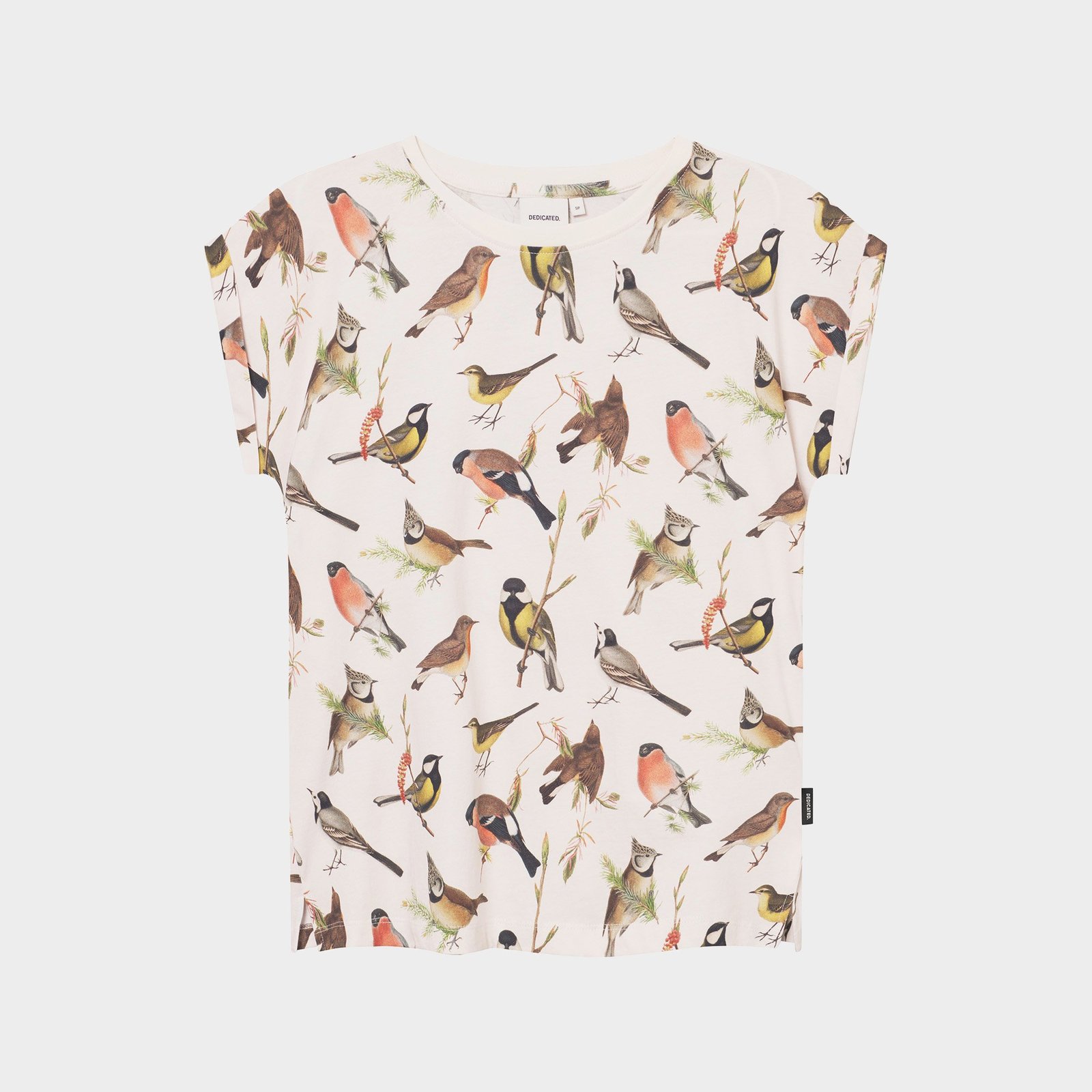 T-shirt Visby Autumn Birds Off White