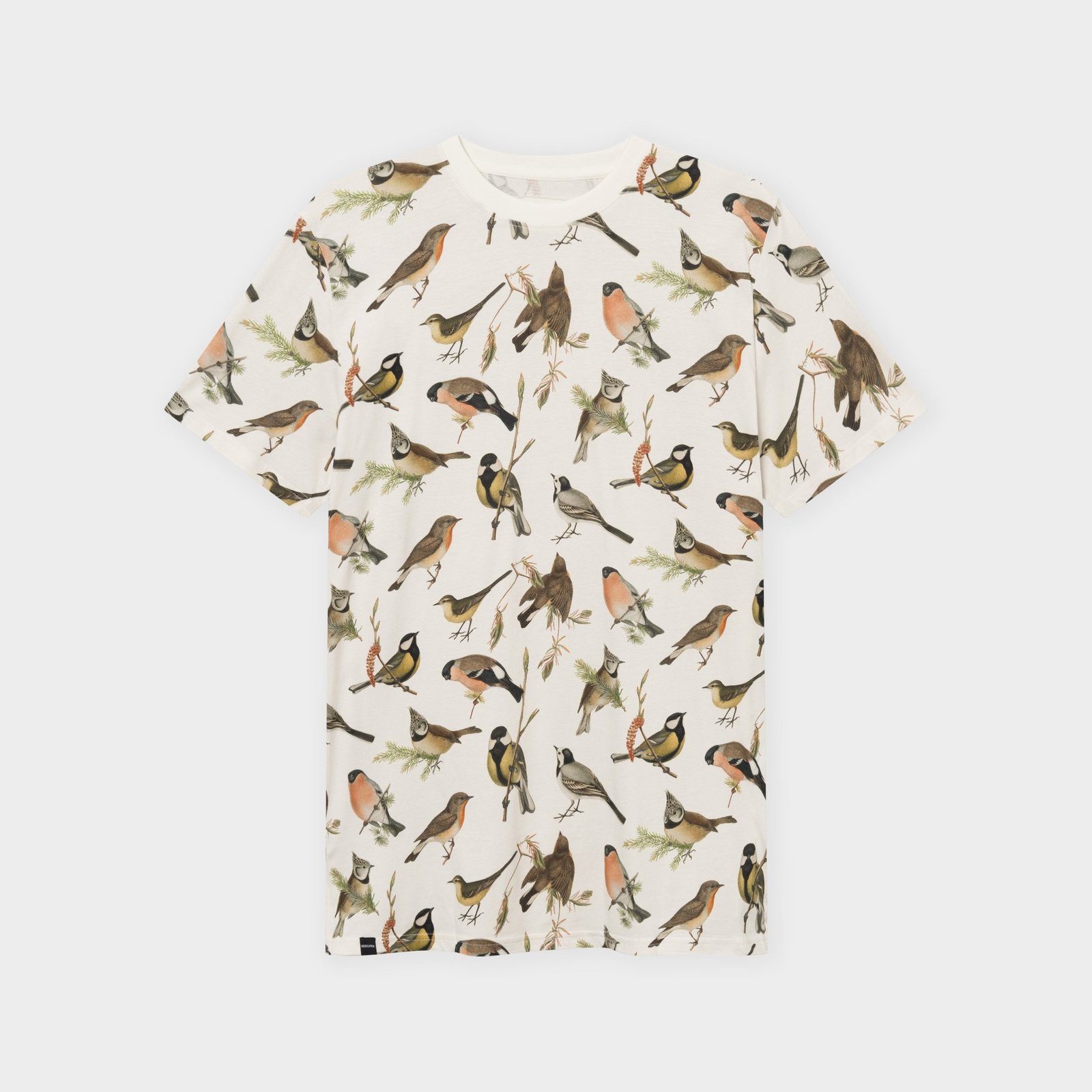 T-shirt Stockholm Autumn Birds Off-White