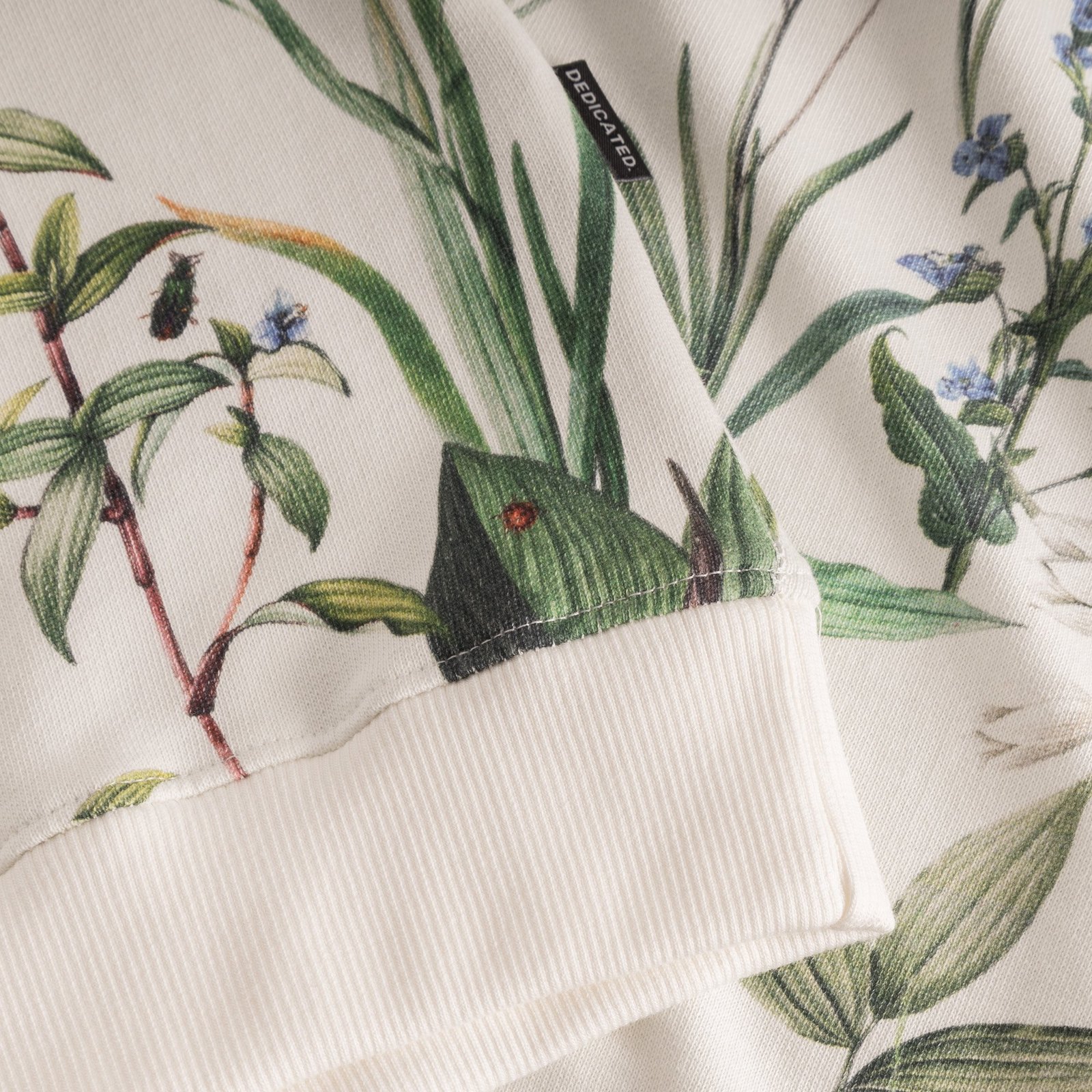 Sweatshirt Ystad Flower Field Off-White