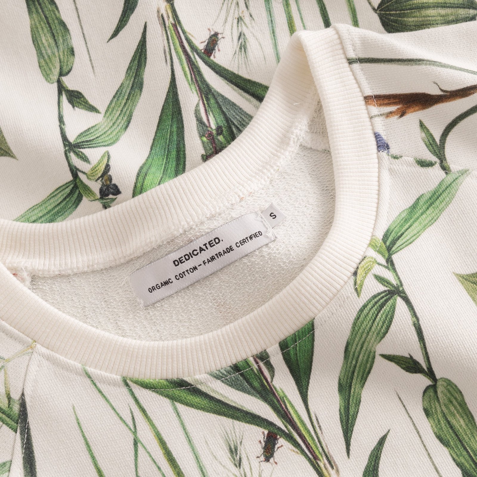 Sweatshirt Ystad Flower Field Off-White