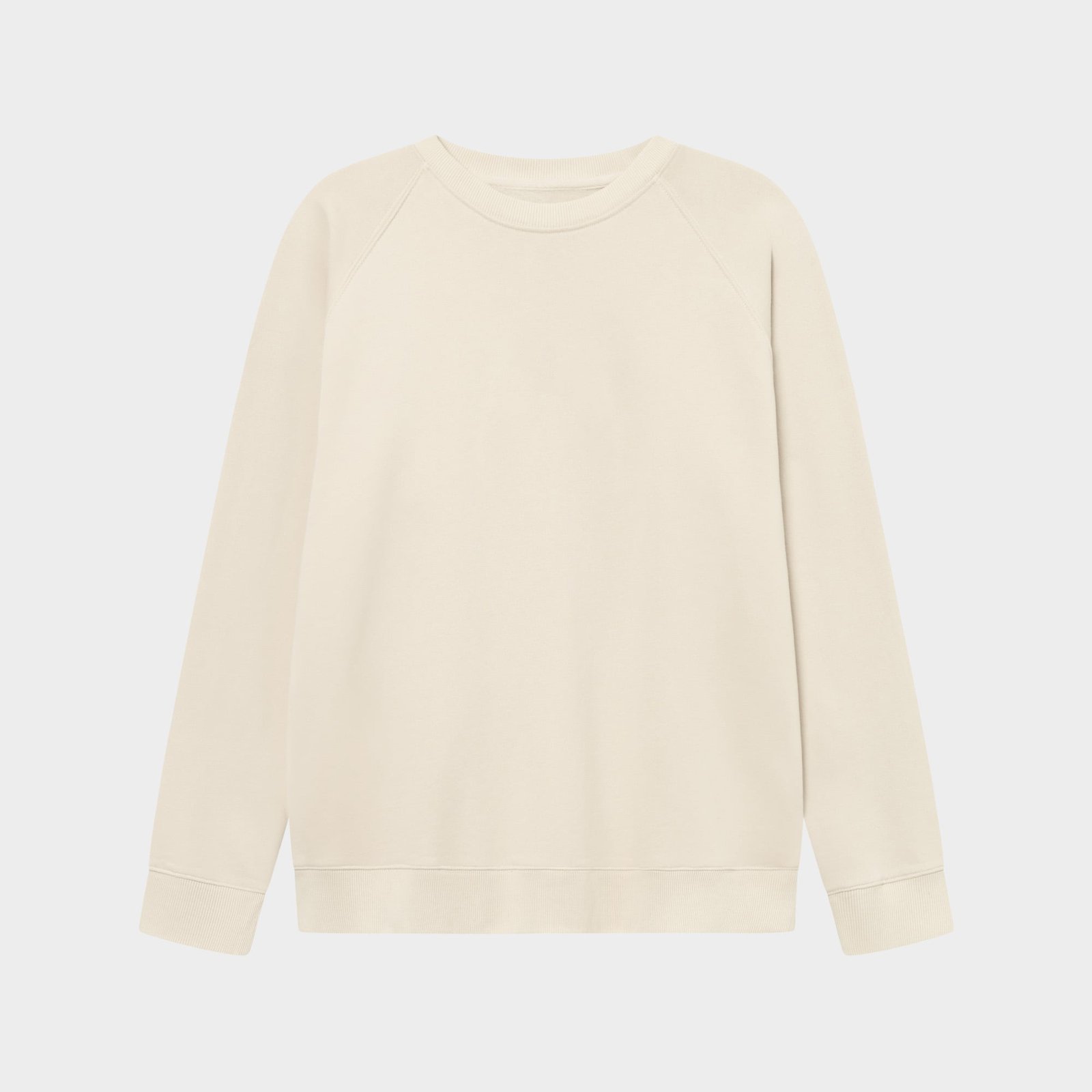 Sweatshirt Malmoe Base Oat White