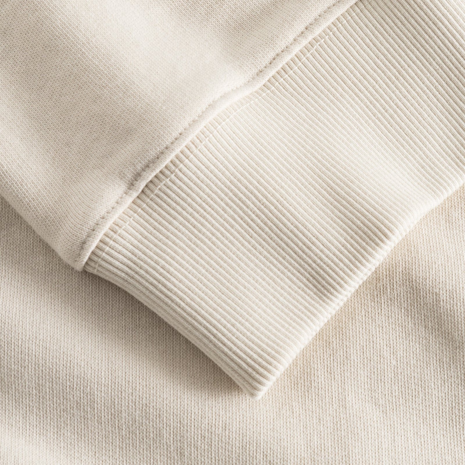 Sweatshirt Malmoe Base Oat White