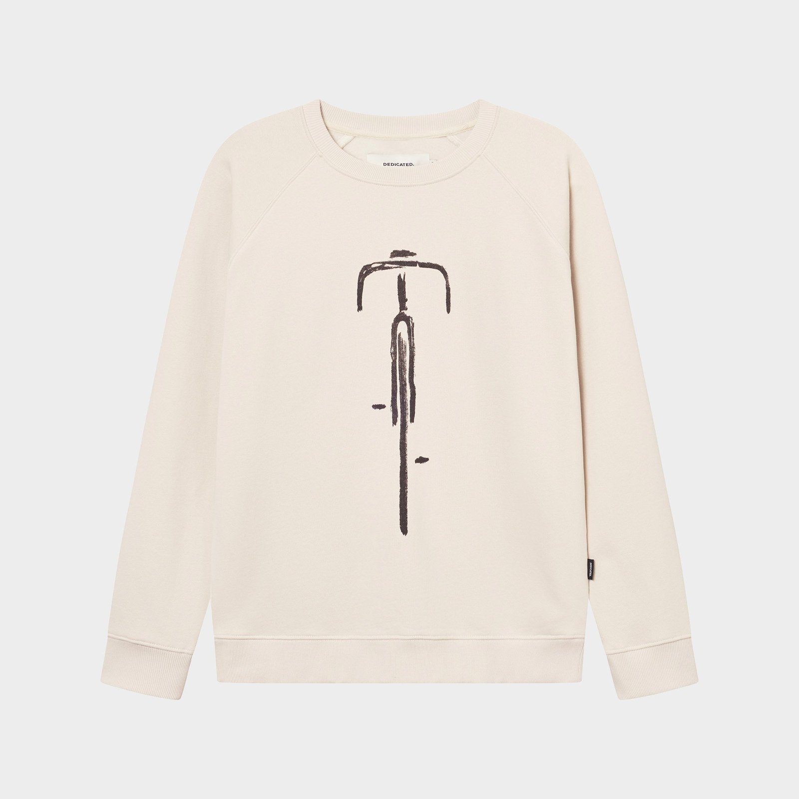Sweatshirt Malmoe Bike Front Oat White