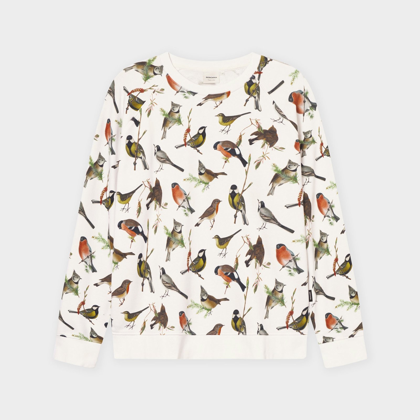 Sweatshirt Malmoe Autumn Birds Off White