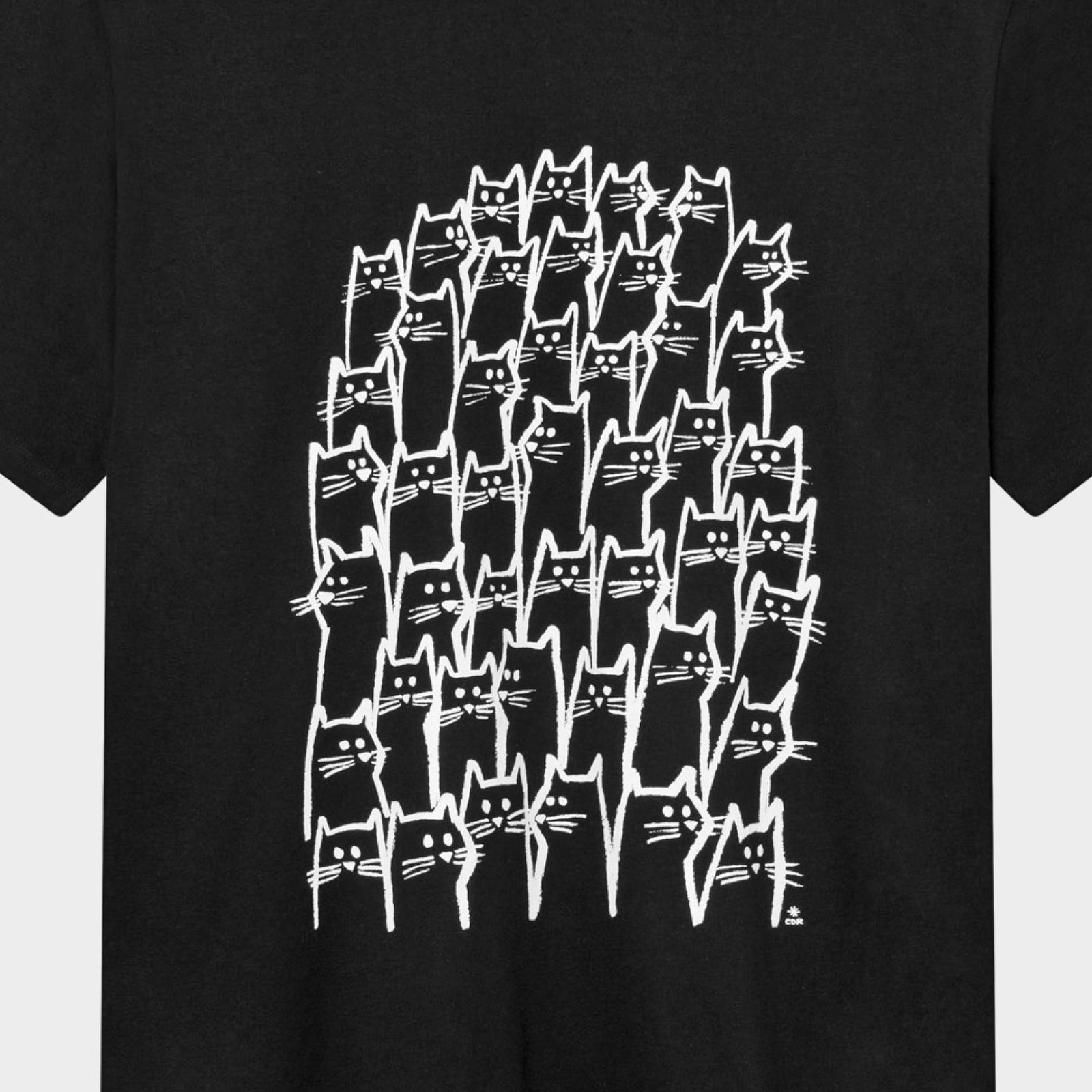 T-shirt Stockholm Cat Crowd