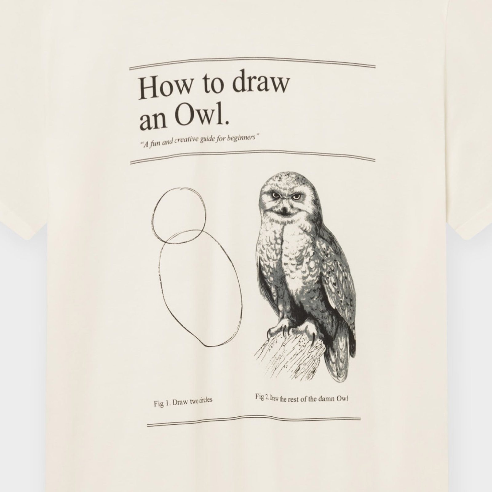 T-shirt Stockholm How to Draw an Owl