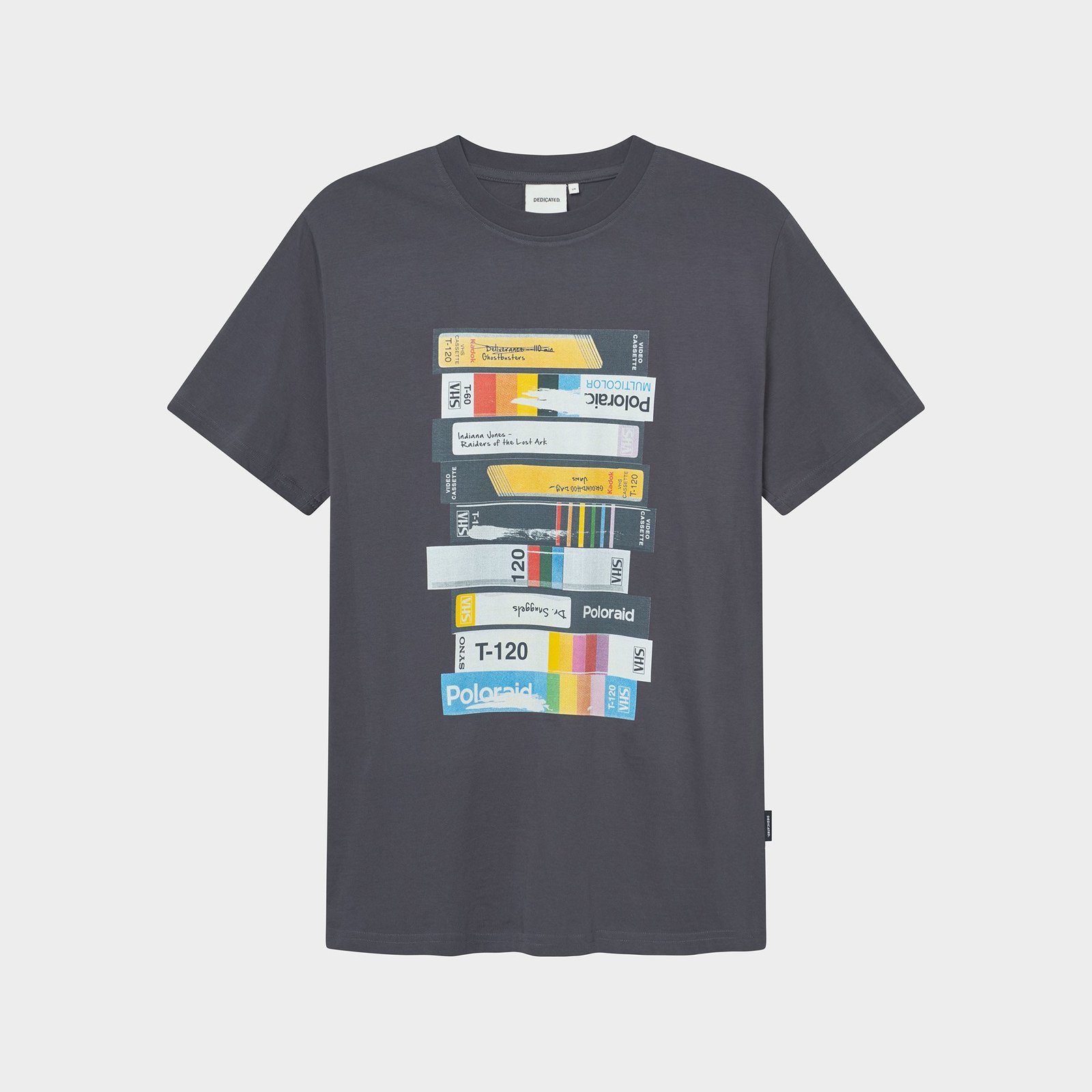 T-shirt Stockholm Video Retro Charcoal