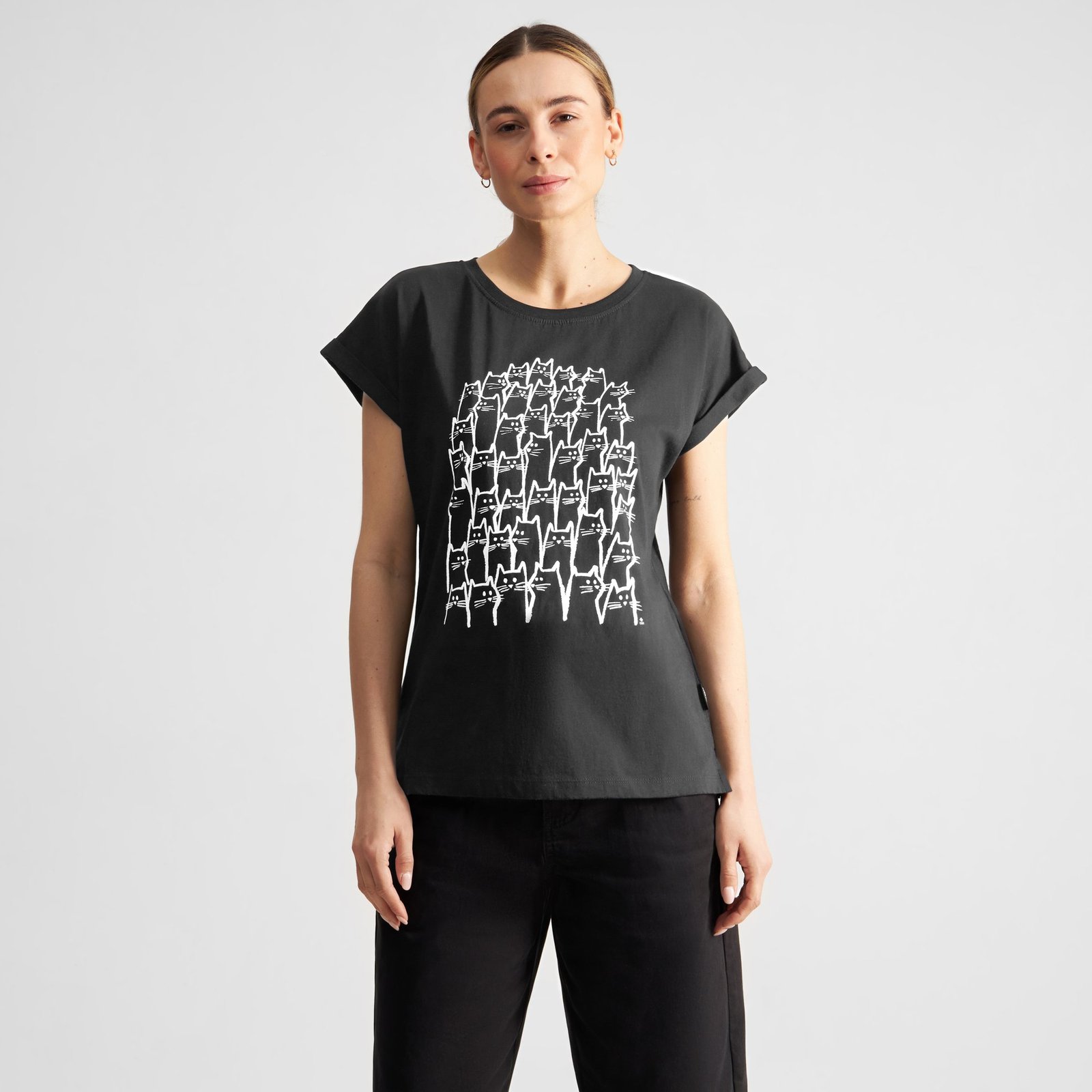 T-shirt Visby Cat Crowd