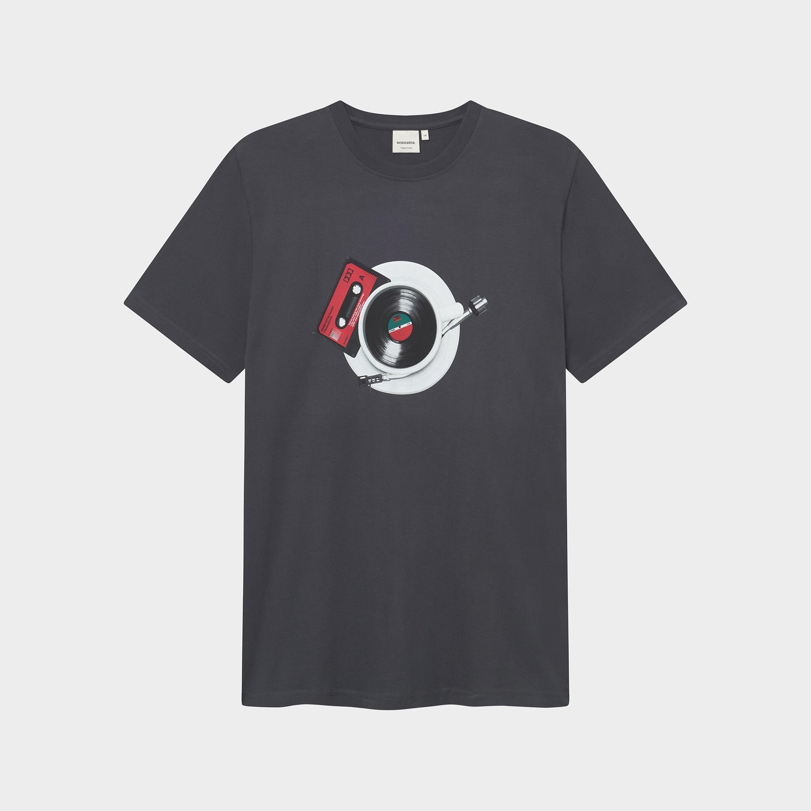 T-shirt Stockholm Morning Music Charcoal