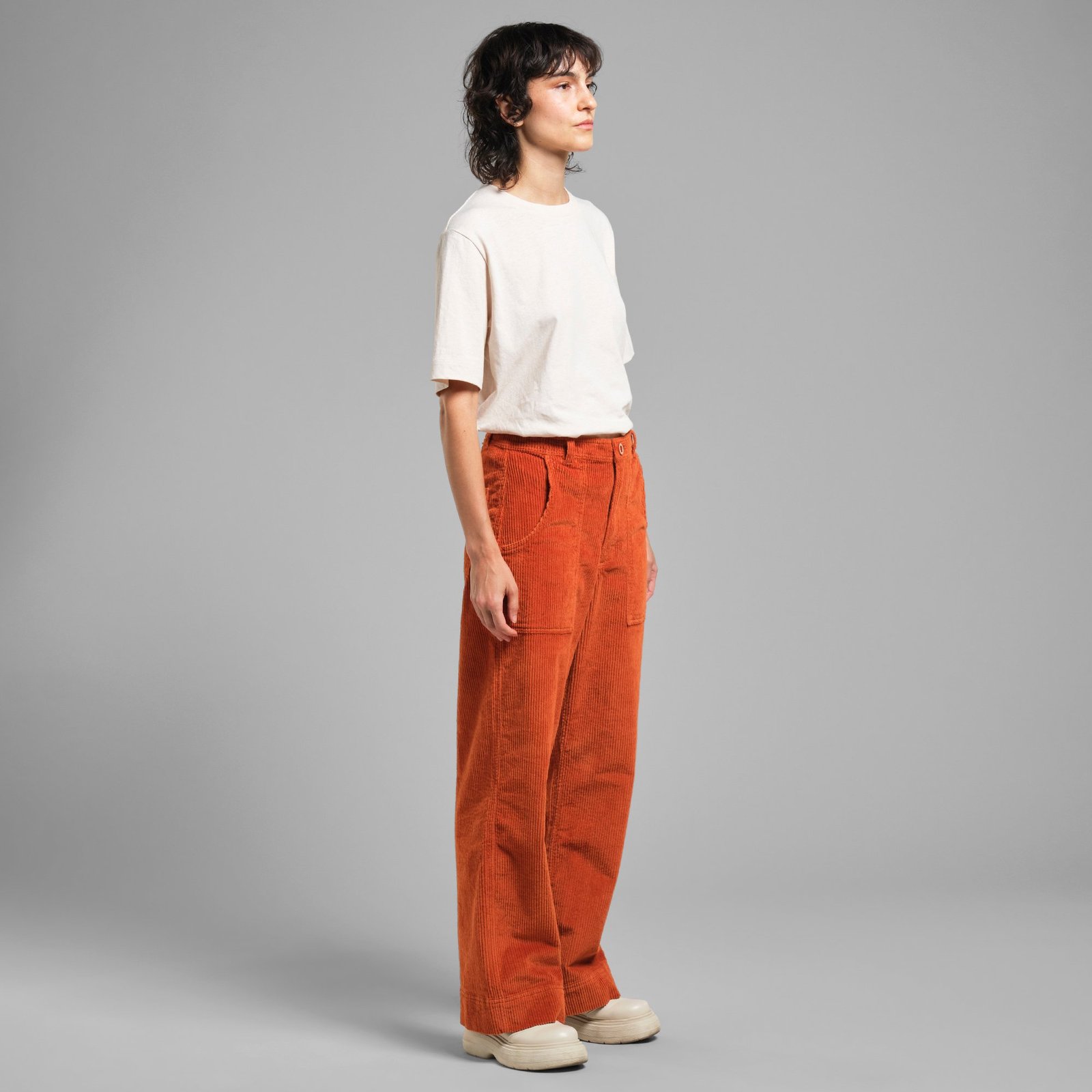 Workwear Pants Vara Corduroy Cinnamon Orange