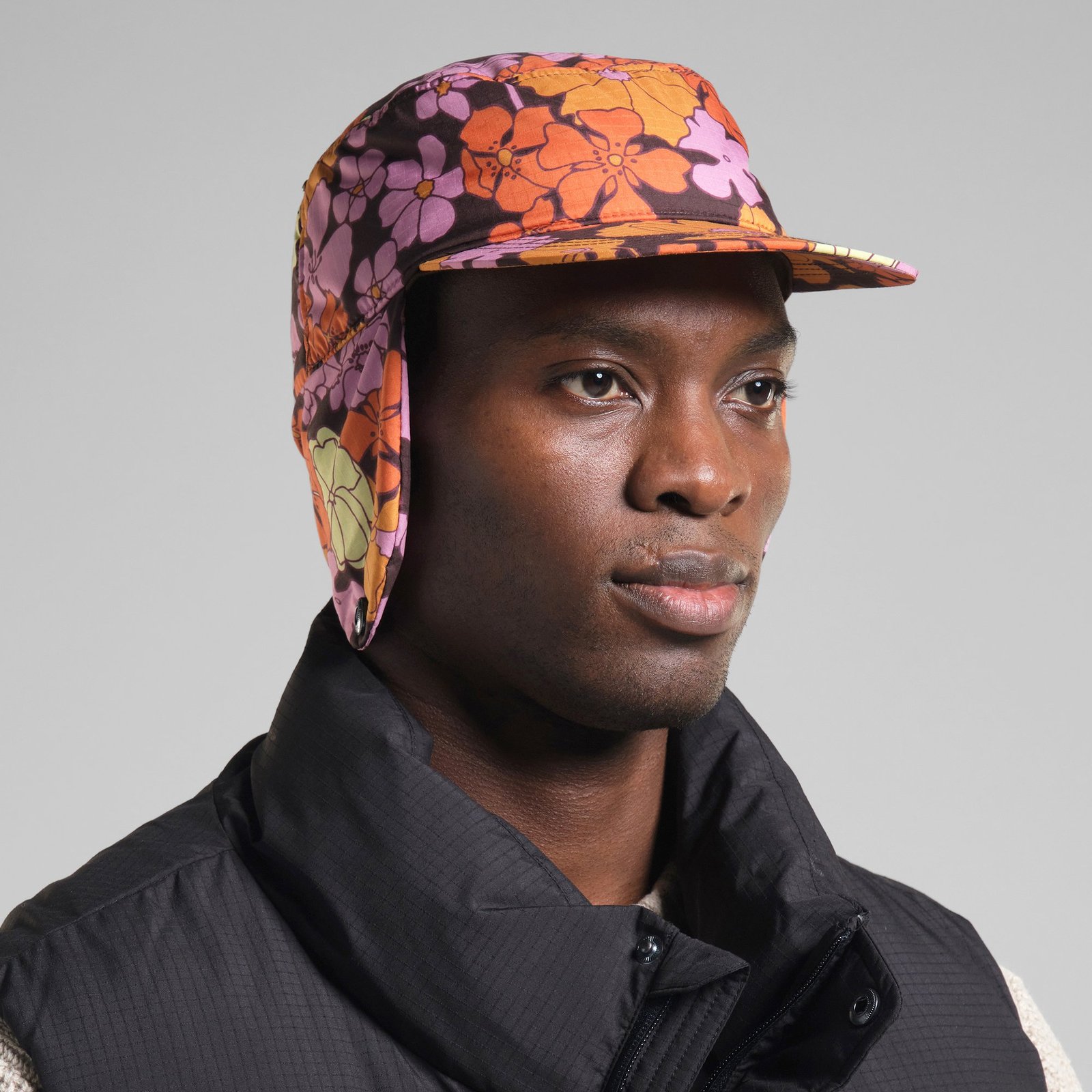 Earflap Cap Jokkmokk Flower Power Multi Color