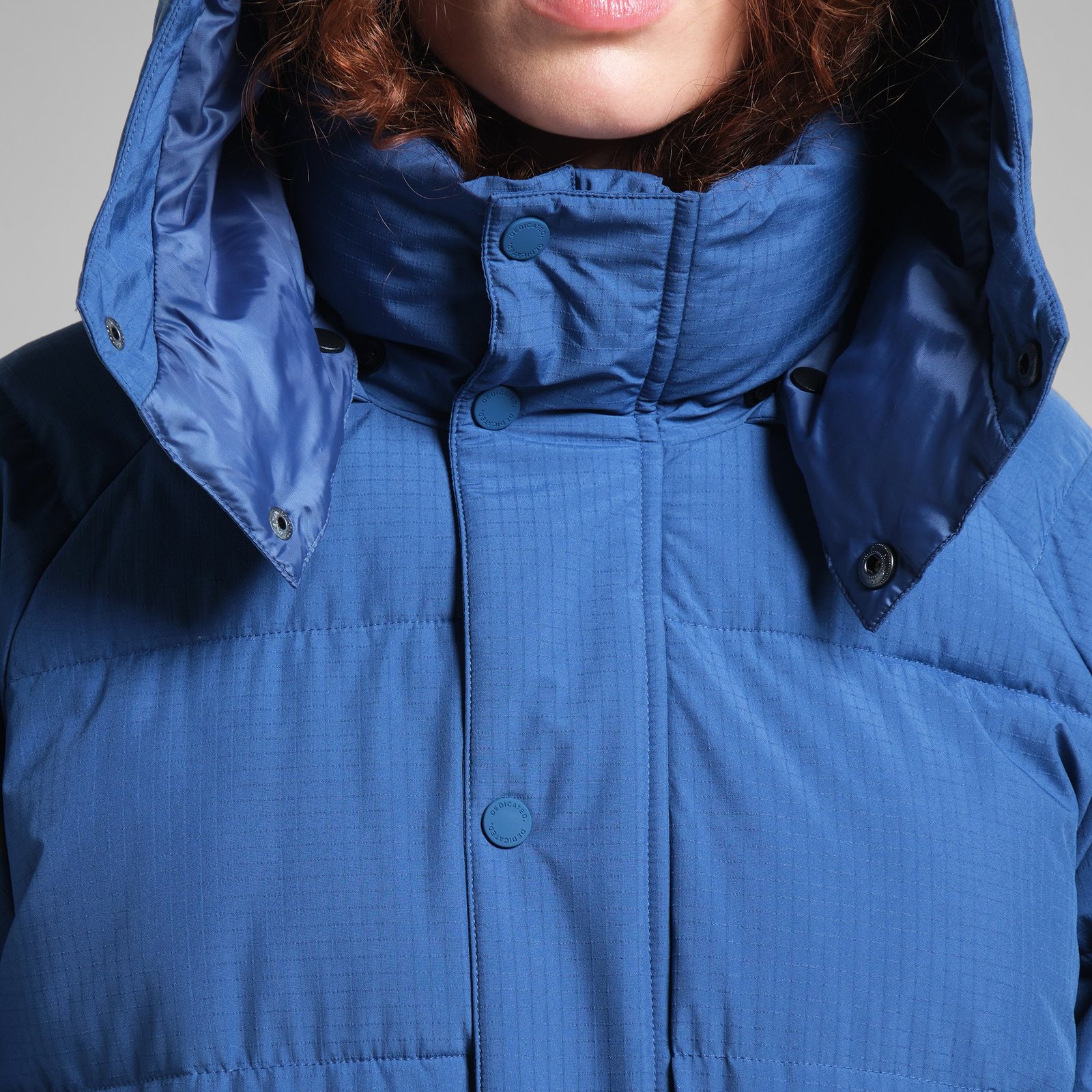 Long Puffer Jacket Karmas True Blue