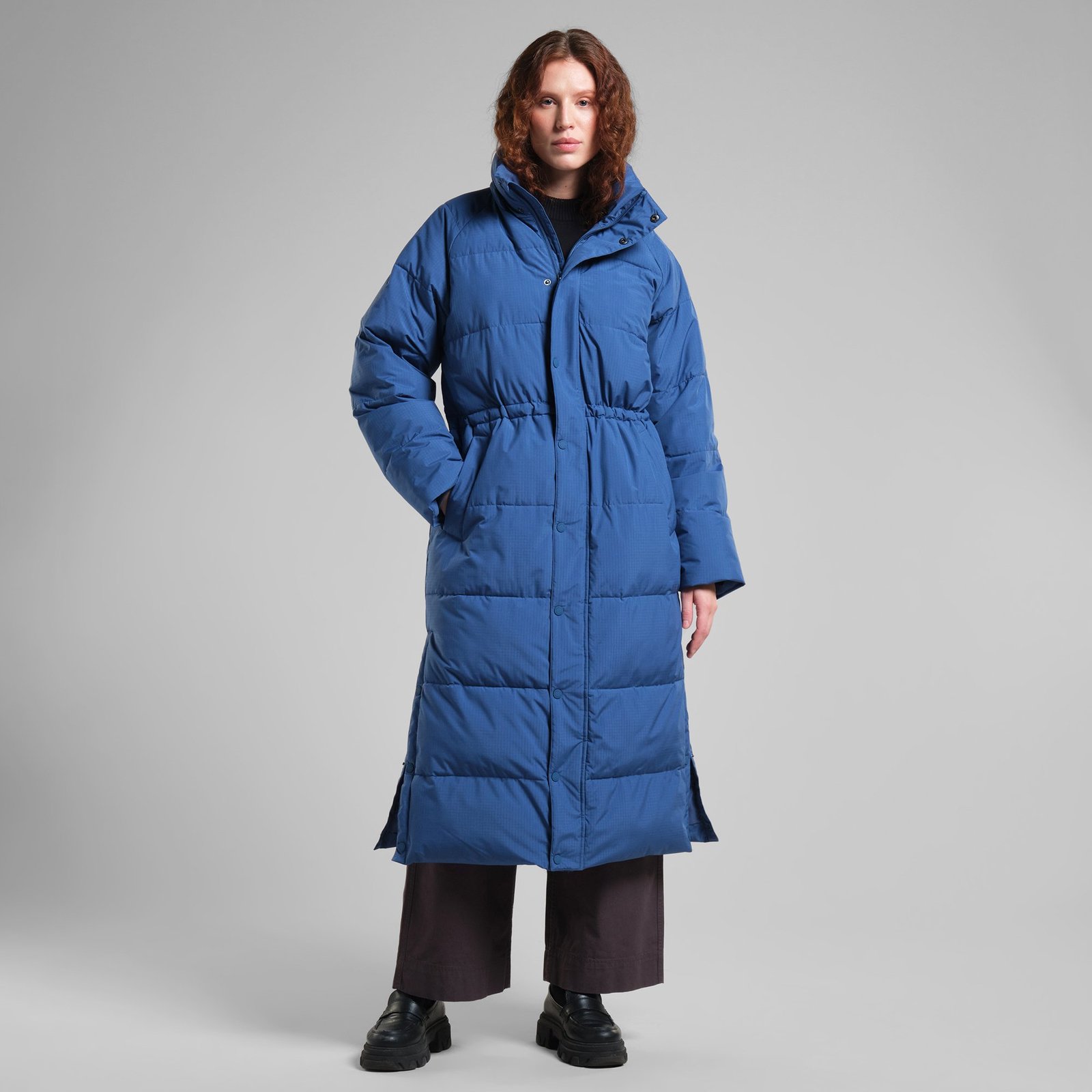 Long Puffer Jacket Karmas True Blue