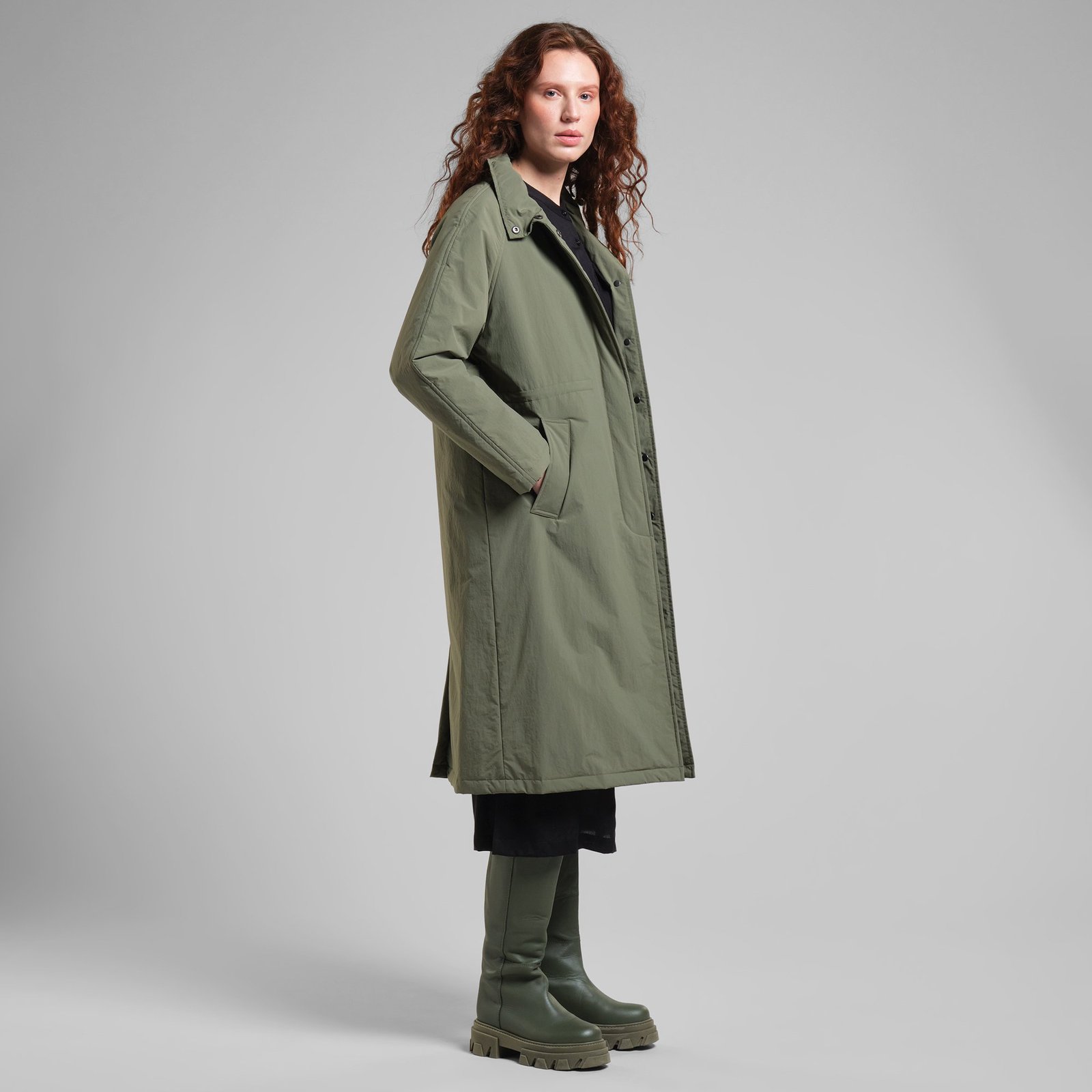 Padded Coat Spraglehall Leaf Green