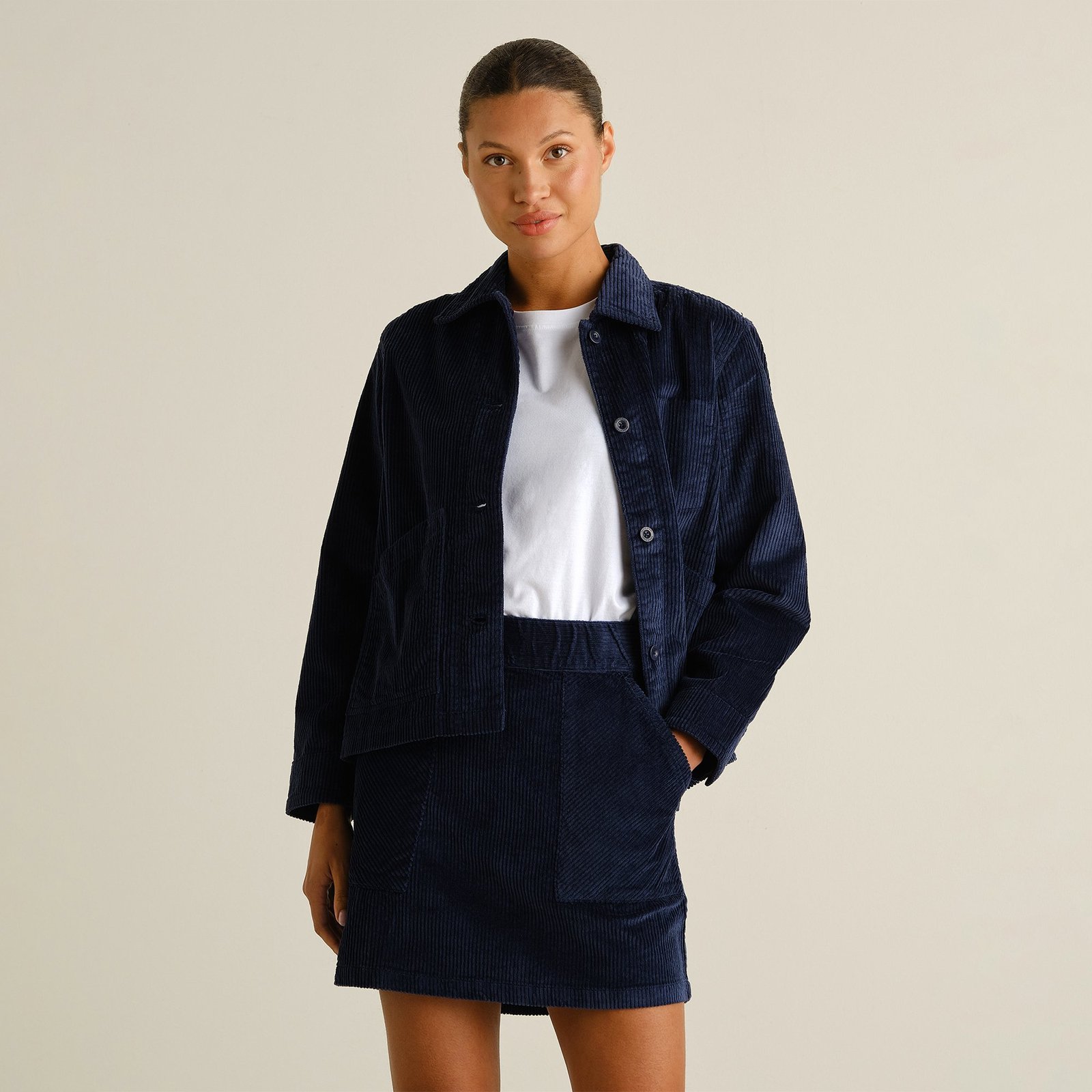 Jacket Stiby Corduroy Navy