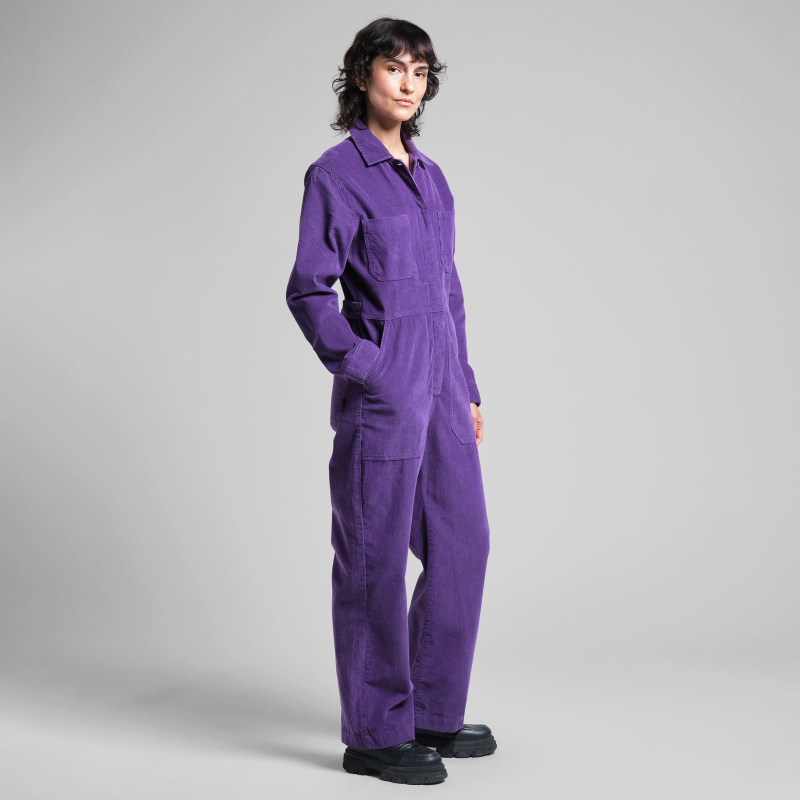 Overall Docksta Corduroy Picasso Purple