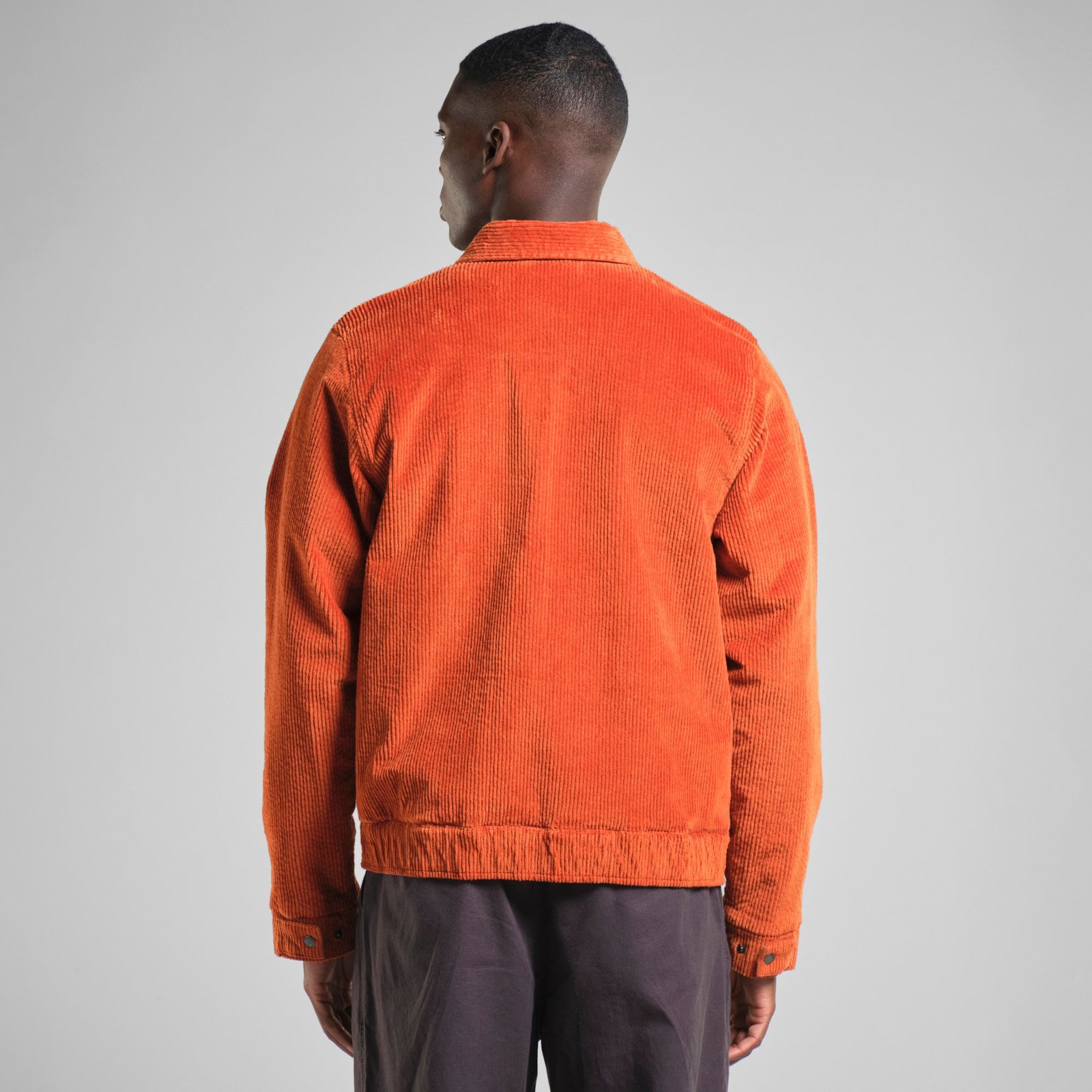 Padded Jacket Vallentuna Corduroy Cinnamon Orange