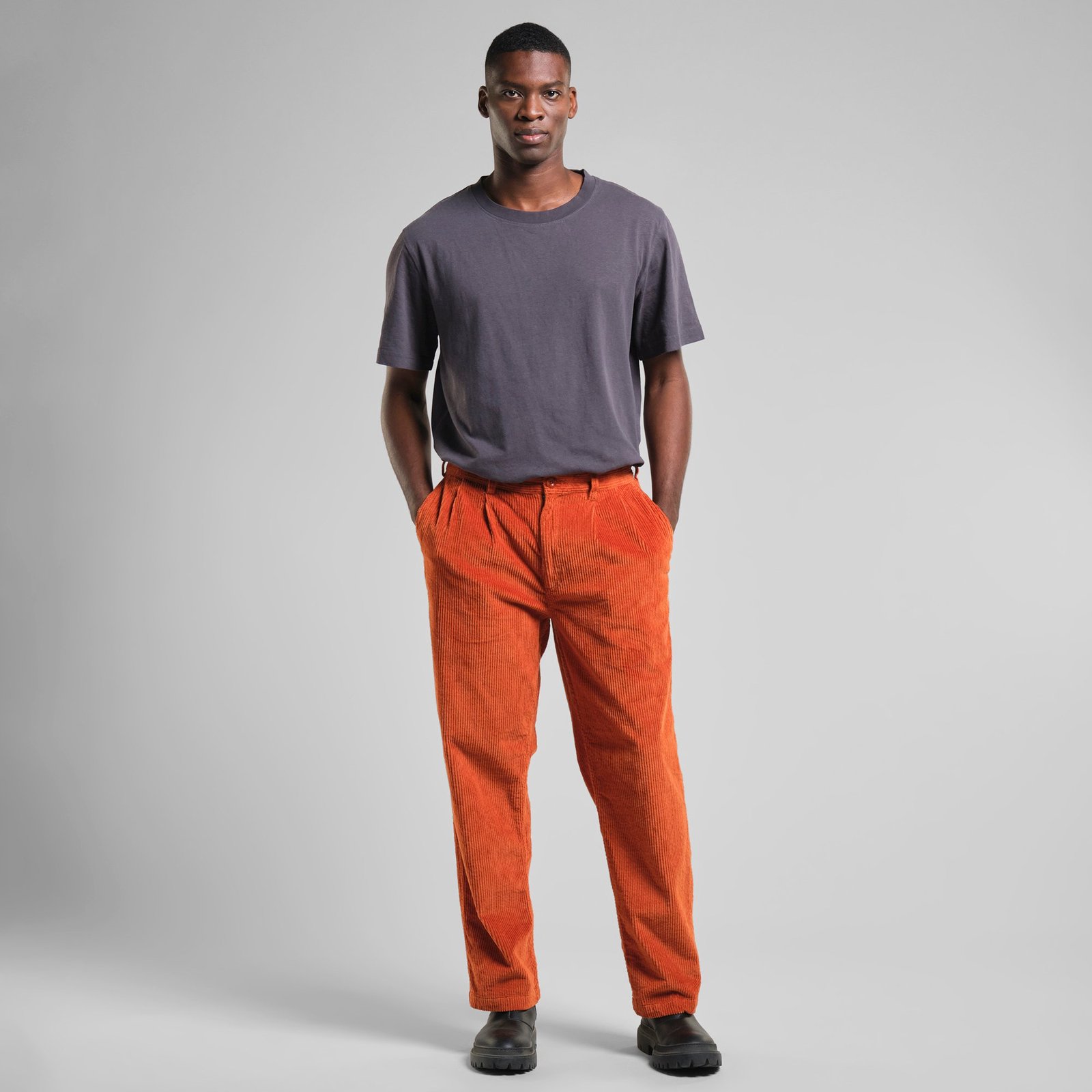 Pants Vallen Corduroy Cinnamon Orange