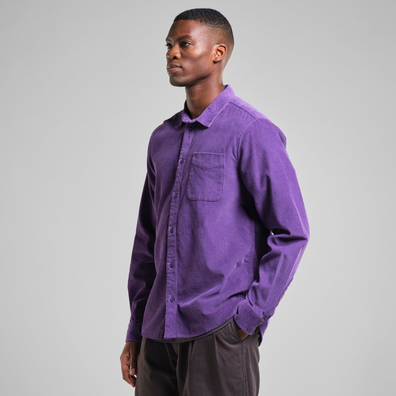Shirt Varberg Corduroy Picasso Purple