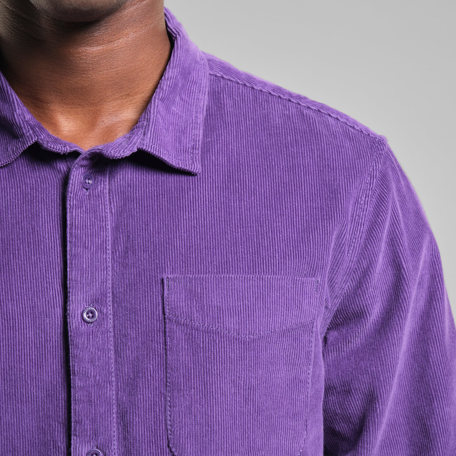 Shirt Varberg Corduroy Picasso Purple