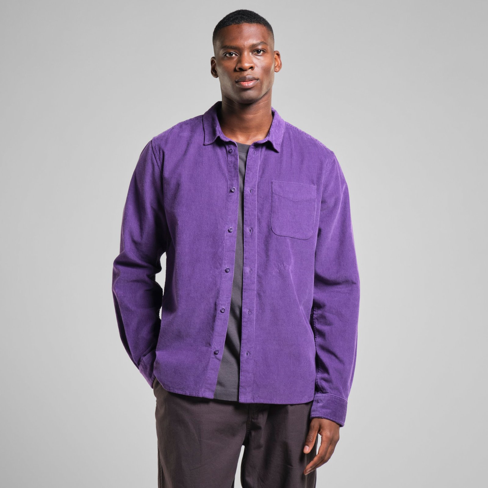 Shirt Varberg Corduroy Picasso Purple