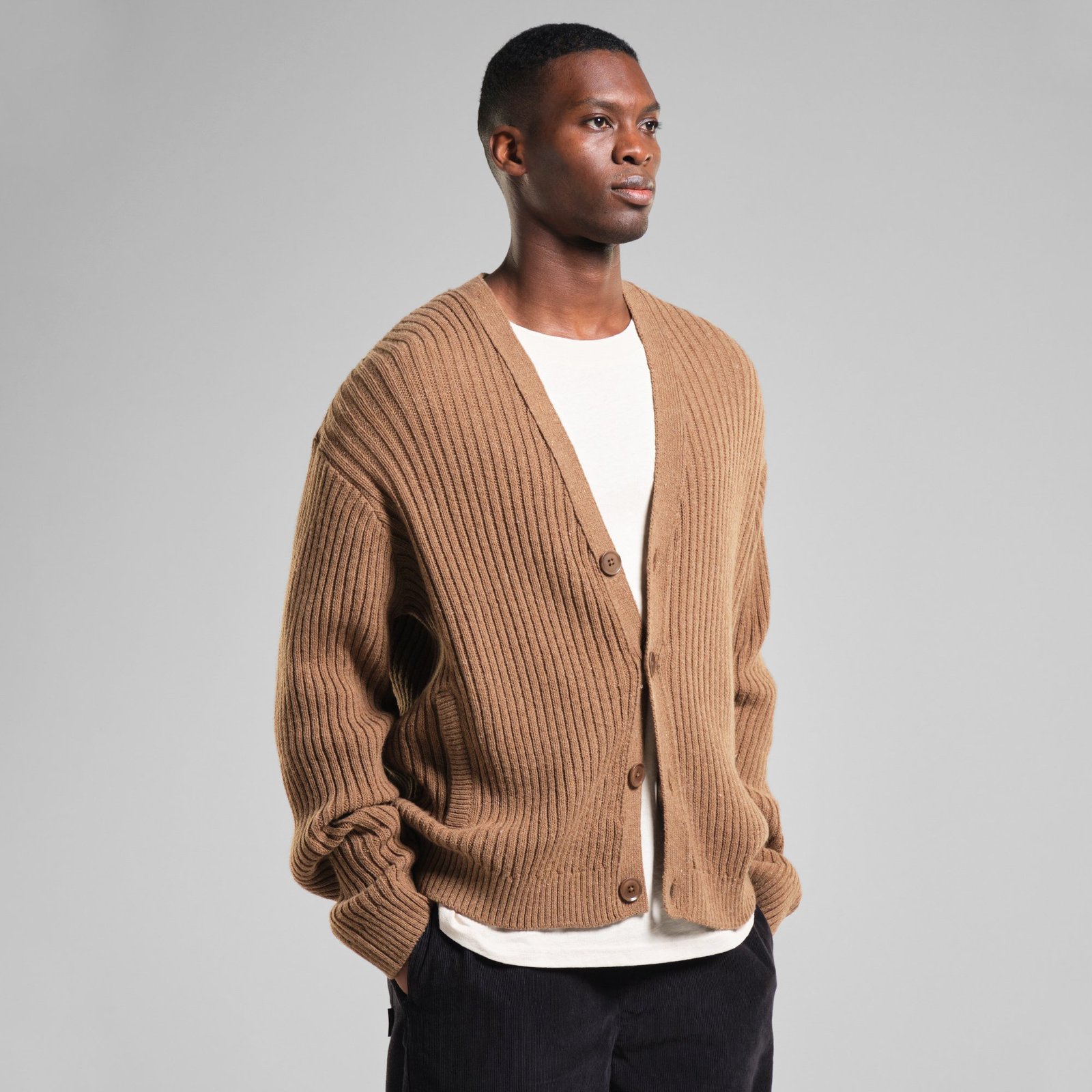 Cardigan Mavas Camel Brown