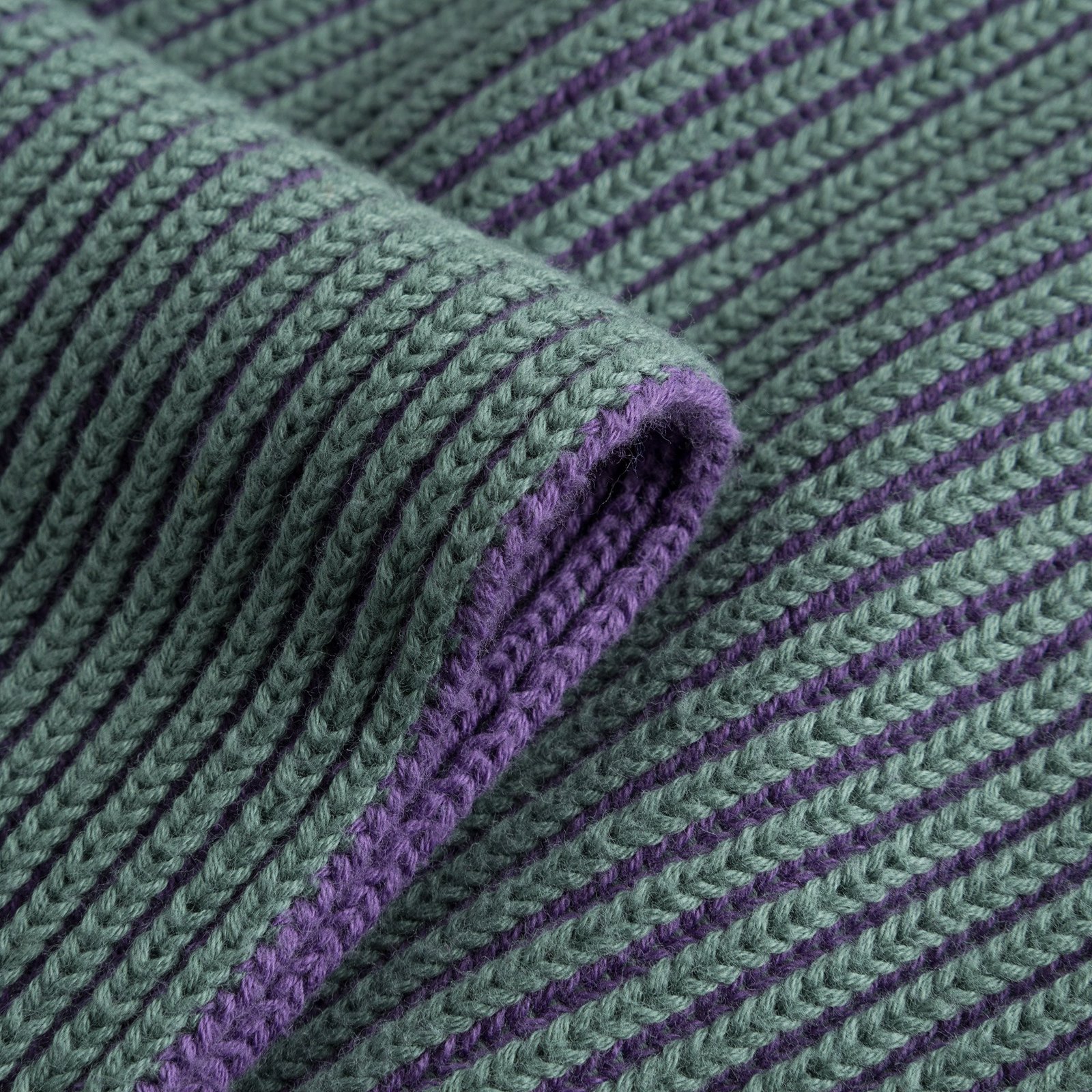 Scarf Norrfors Brioche Purple/Green