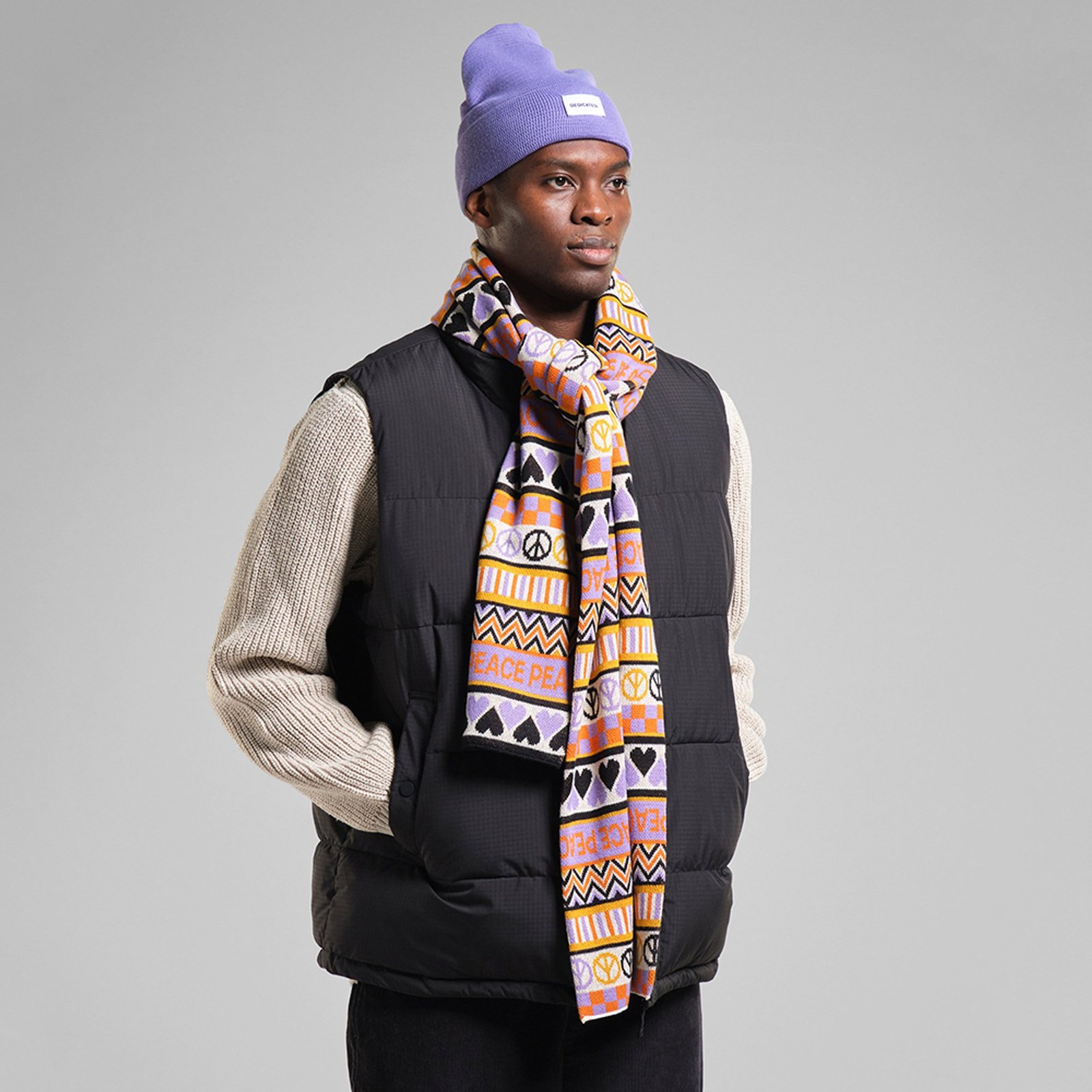 Scarf Rossberga Peace Purple