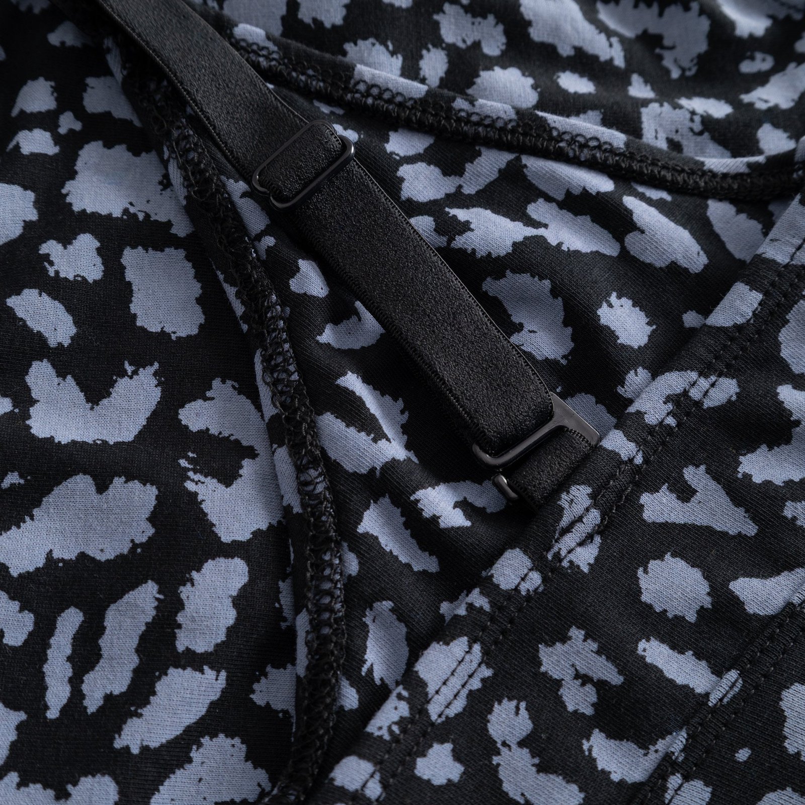 Soft Bra Junsele Leopard Steel Blue